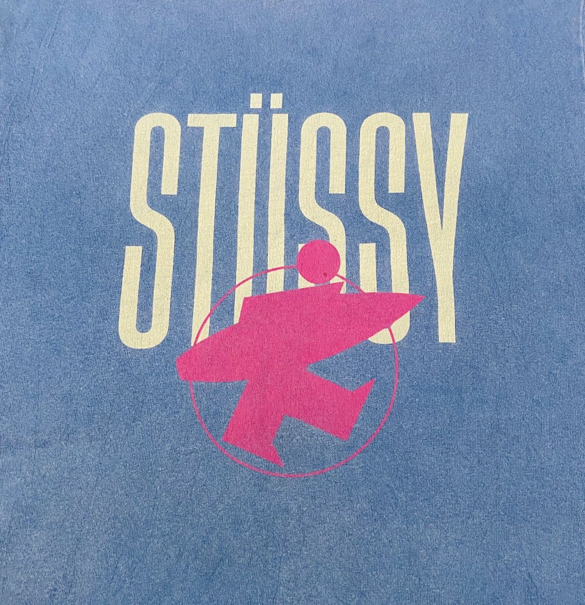 Stussy STUSSY SURFMAN SS21 PIGMENT DYED TEE Size US S / EU 44-46 / 1 - 14 Thumbnail