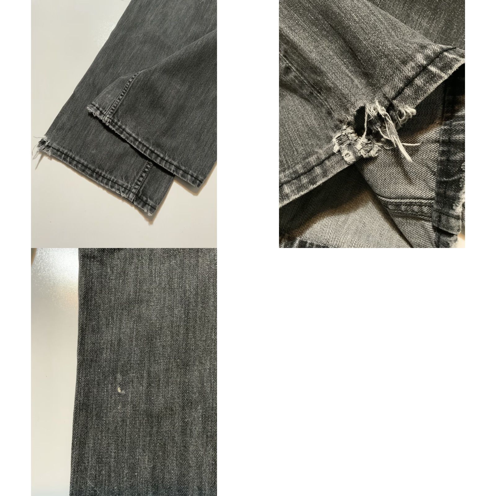 Ecko Unltd. VINTAGE Marc Ecko Baggy Denim Jeans 34 Black Embroidered Pocket Y2K Men Size US 34 / EU 50 - 8 Thumbnail