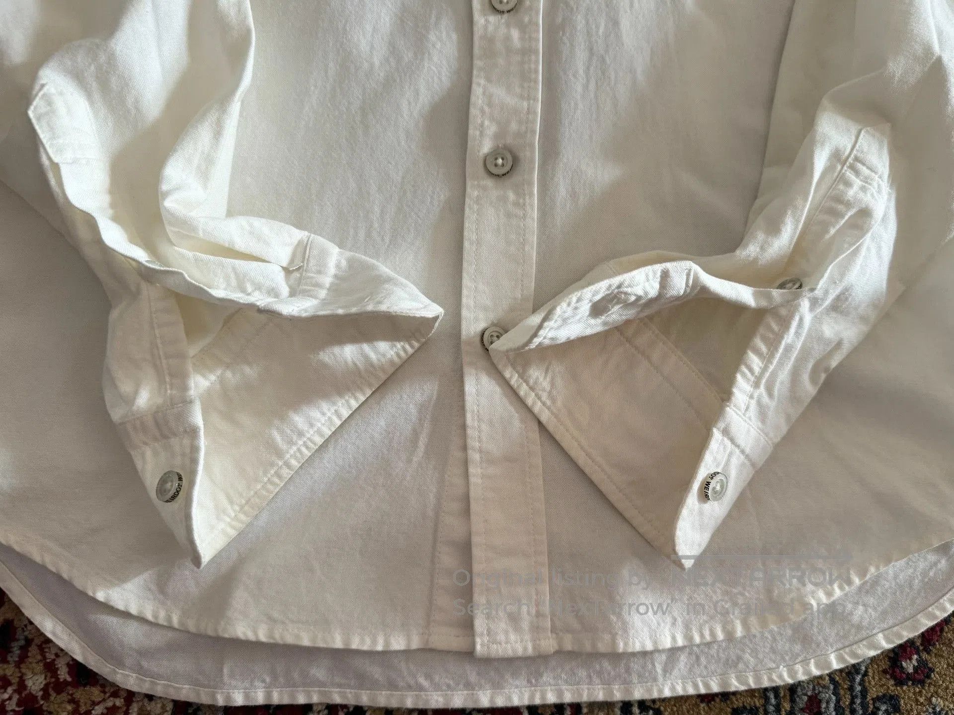 Absurd Weirdo White Shirt with Question Mark Logo. Size US M / EU 48-50 / 2 - 4 Thumbnail