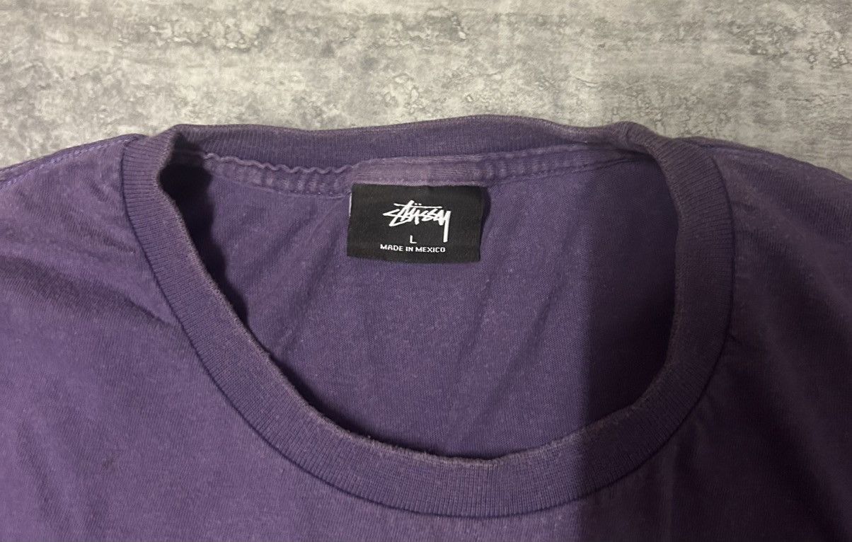 Patta × Stussy Stussy x Patta Rare Collab Graphic Purple Tee - Size L Size US L / EU 52-54 / 3 - 7 Thumbnail