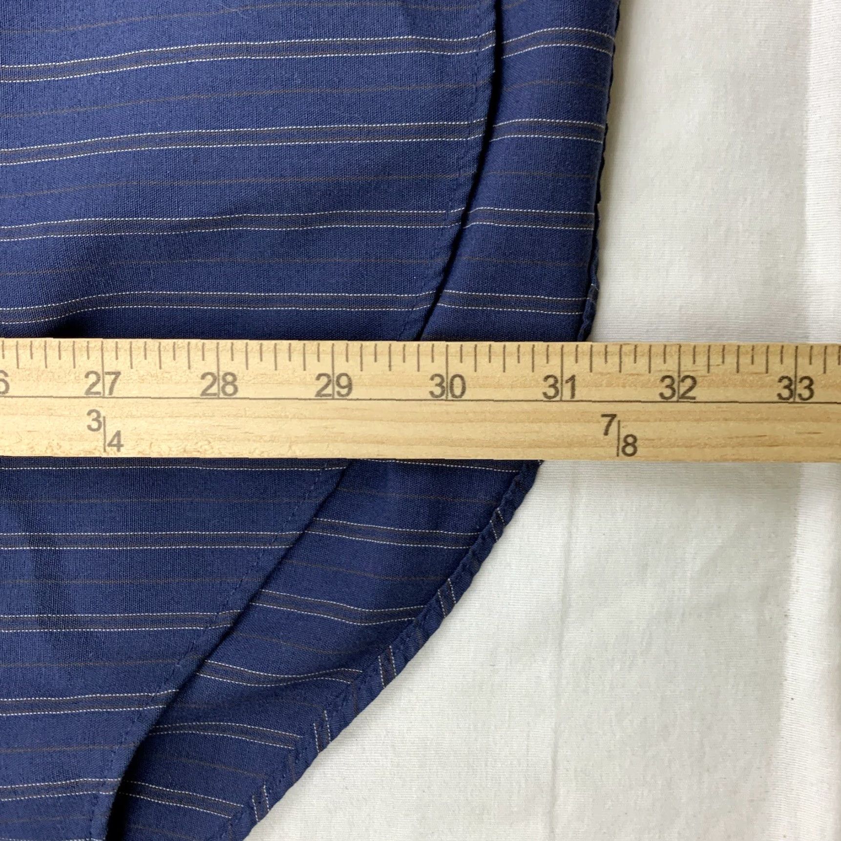 Vintage VINTAGE Flying Ranchwear Pearl Snap Shirt Adult XL Blue Stripes Outdoor Nature Mens 90s 80s Size US XL / EU 56 / 4 - 6 Thumbnail