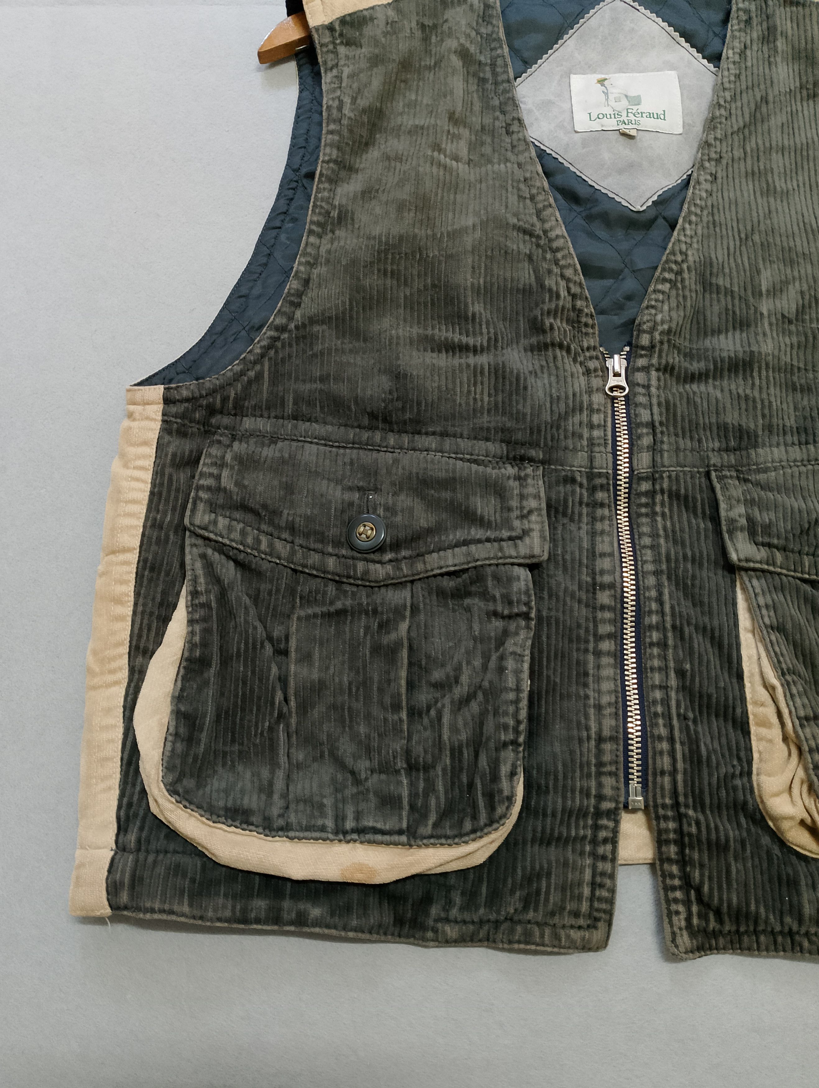 Louis Feraud Vintage Y2K Louis Feraud Corduroy Hunting Vest Size US M / EU 48-50 / 2 - 3 Thumbnail