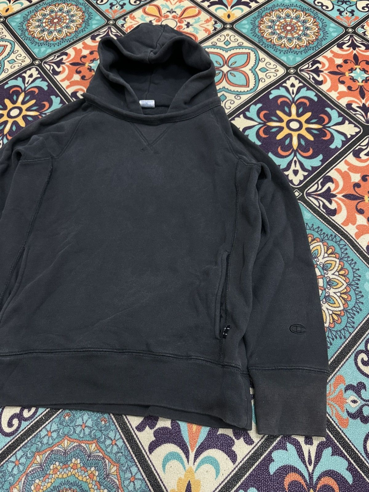 RIPVANWINKLE AW17 Rip Van Winkle x Champion Black Hoodie Size US S / EU 44-46 / 1 - 4 Thumbnail