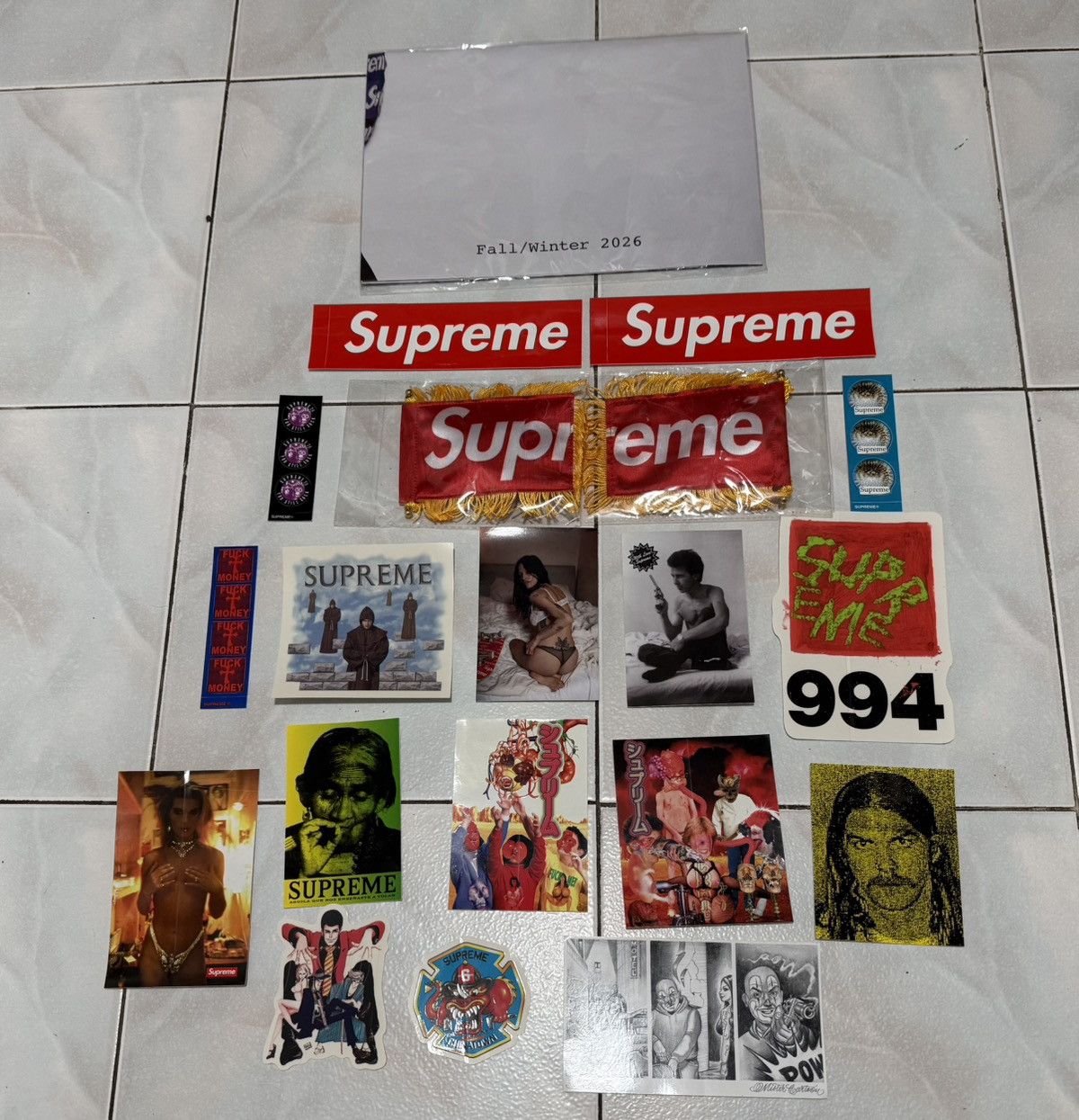 Supreme 2003 Supreme Calendar Photographed by Terry Richardson