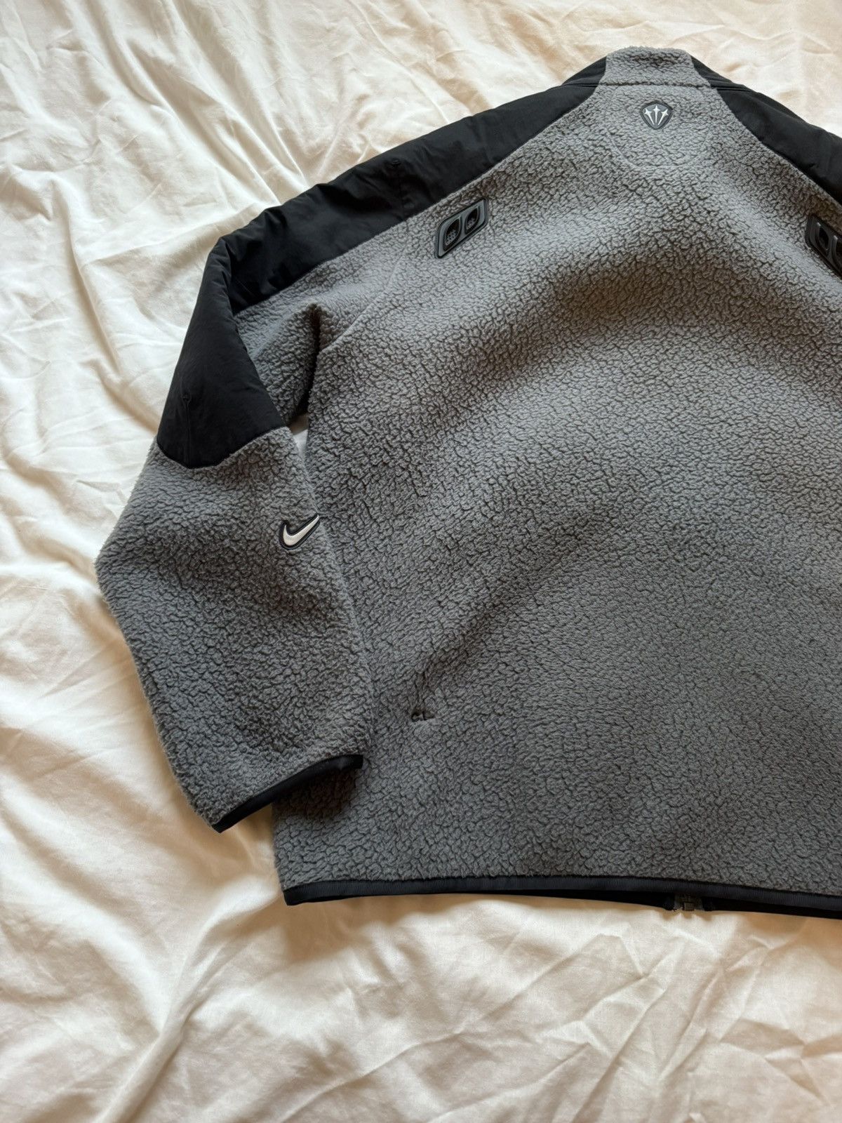 NIKE NOCTA TAHR SHERPA ZIP-UP JACKET