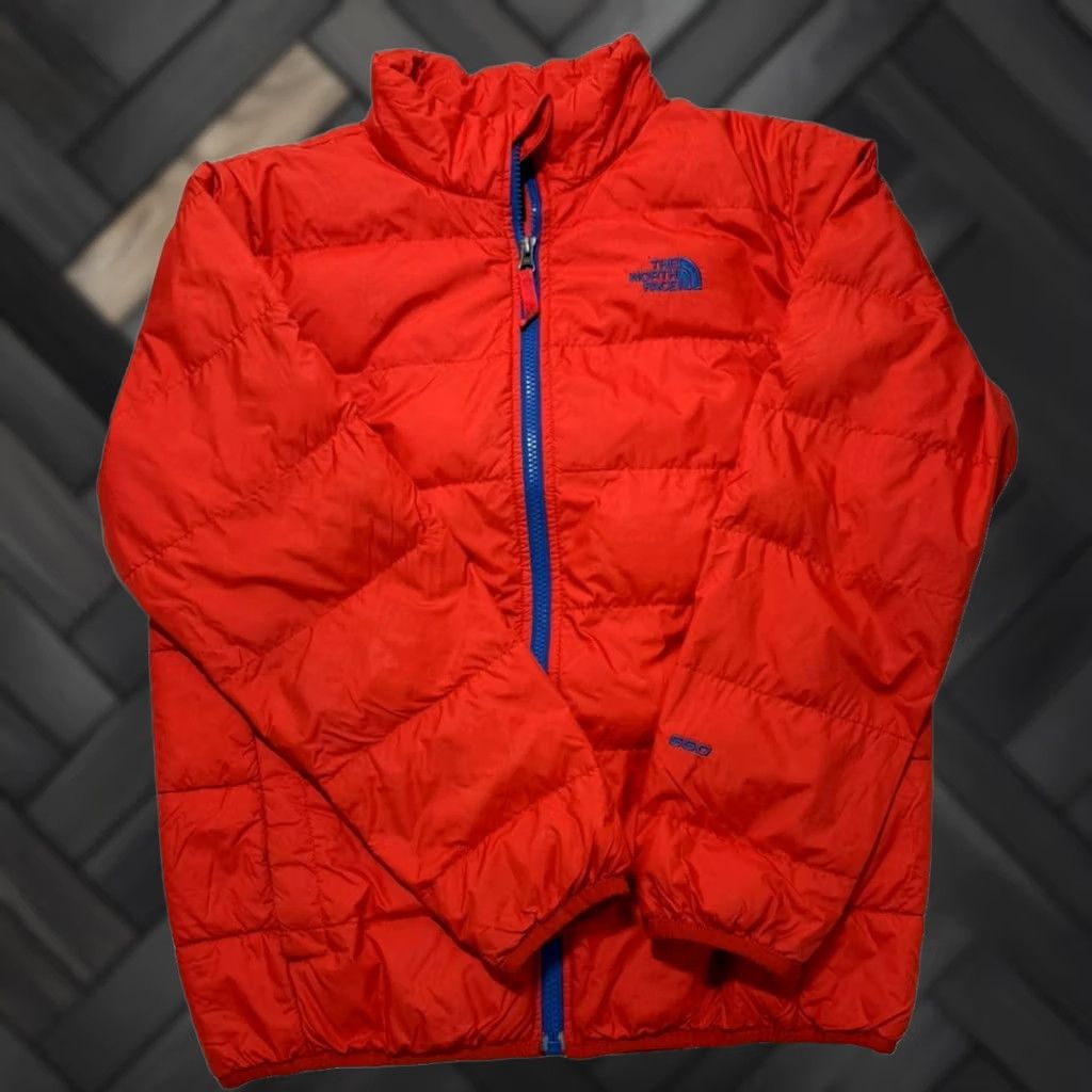 The North Face The North Face Boys Jacket Orange L Winter Puffer Outdoor Hiking Size US L / EU 52-54 / 3 - 1 Thumbnail