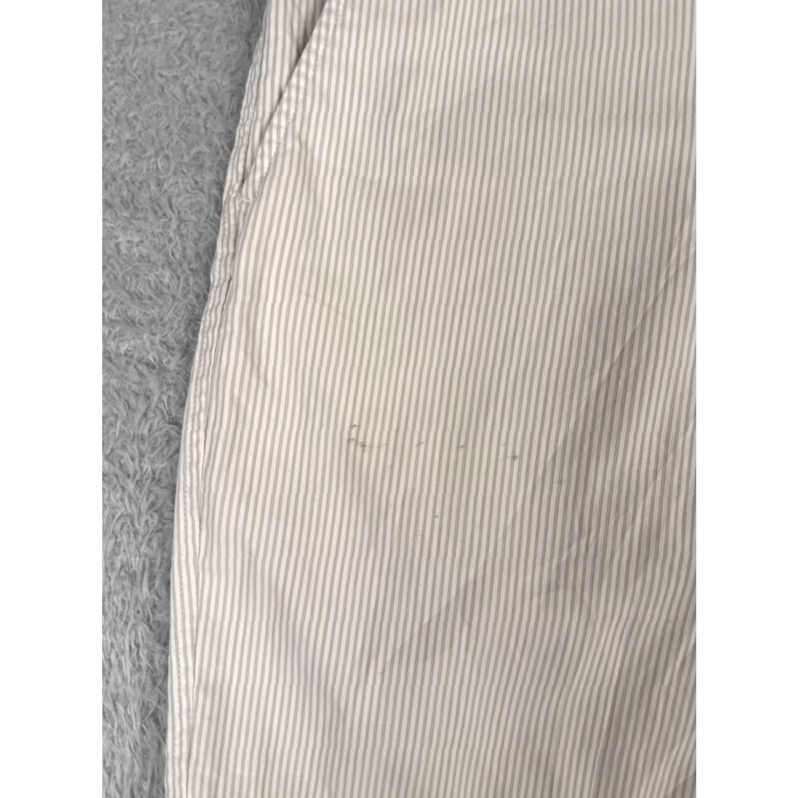 Nike Nike Mens Shorts 36 White Gray Stripe Polyester Golf 36x9 Middl? Size US 36 / EU 52 - 6 Thumbnail