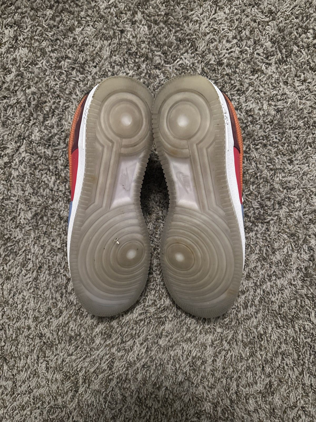 Nike × Undefeated Nike Undefeated x Air Force 1 Low Total Orange Size US 11.5 / EU 44-45 - 5 Thumbnail