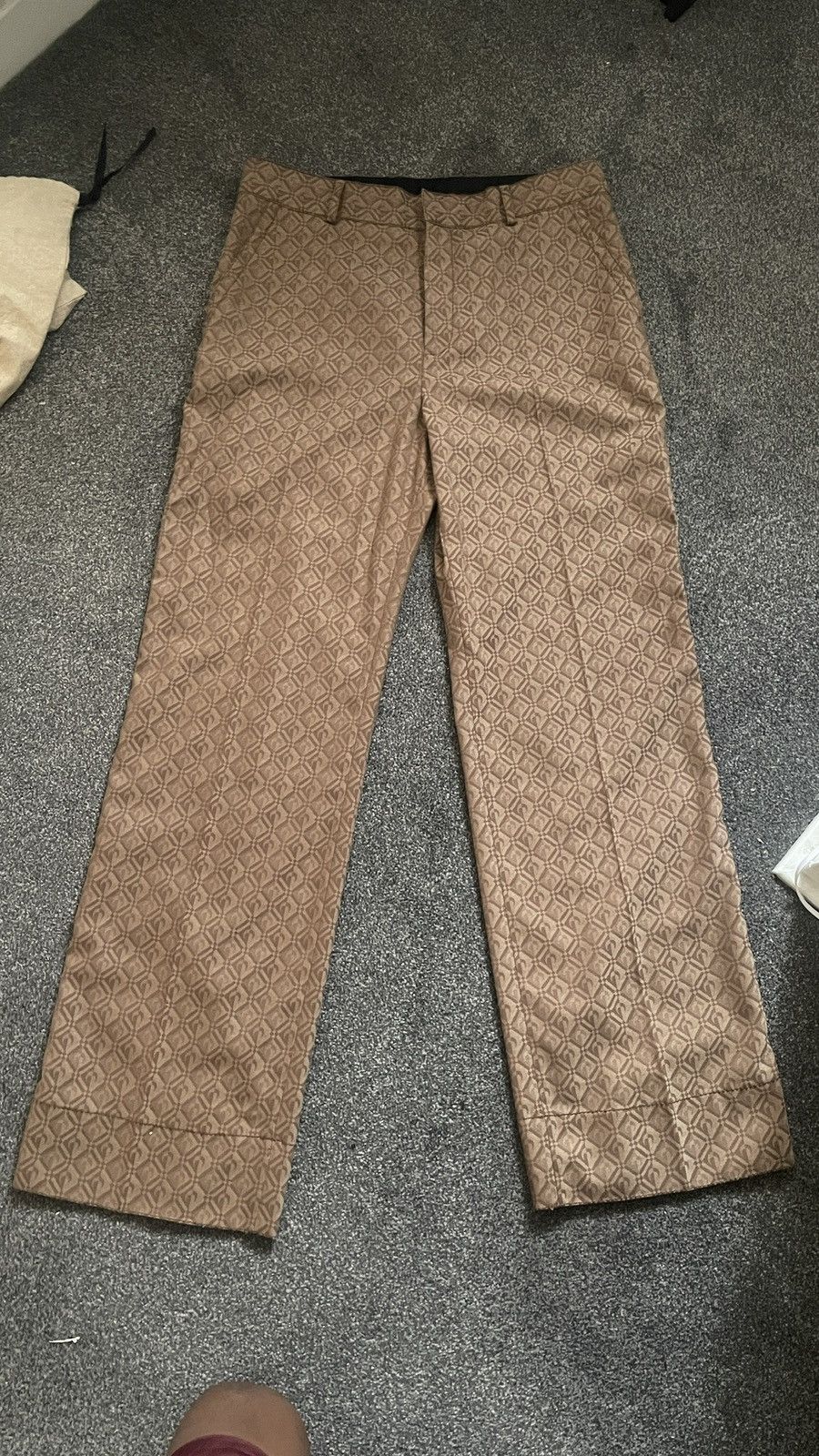 Marine Serre Marine Serre Diamant Trousers Size 50L - 1 Thumbnail