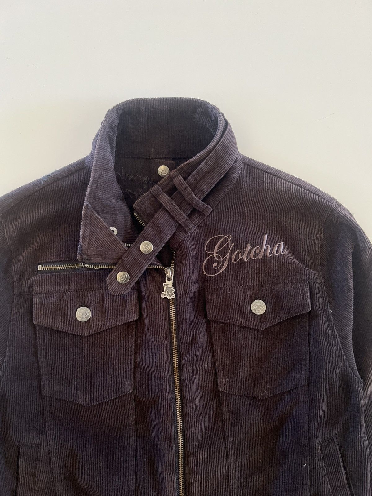 Gotcha Vintage Gotcha Corduroy Zipper Jacket Size US M / EU 48-50 / 2 - 4 Thumbnail