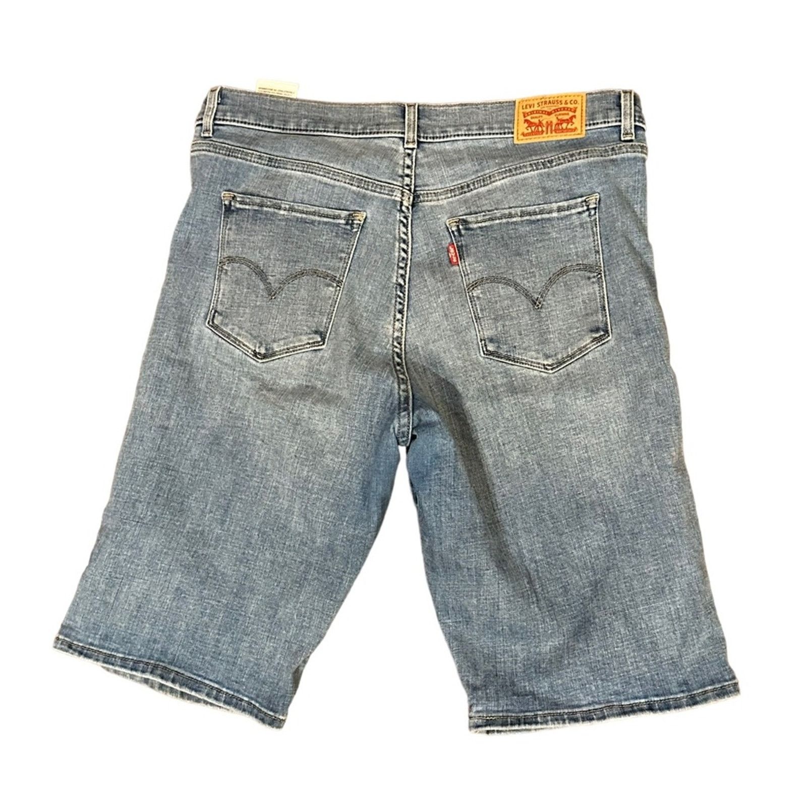 Levi's Levi's Size 30 Bermuda Denim Shorts Cotton Elastin Size 30" / US 8 / IT 44 - 2 Thumbnail