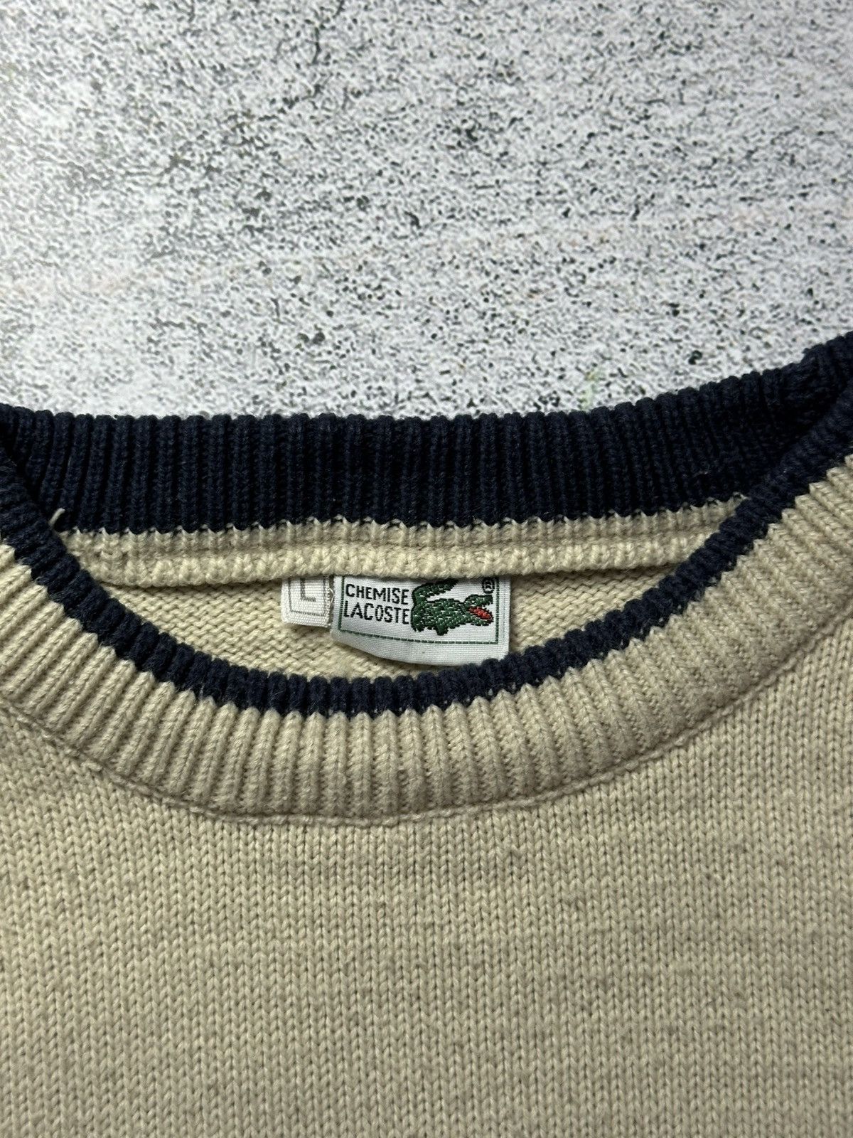 Lacoste Vintage Chemise Lacoste Sweater Y2K Logo Size US L / EU 52-54 / 3 - 8 Thumbnail