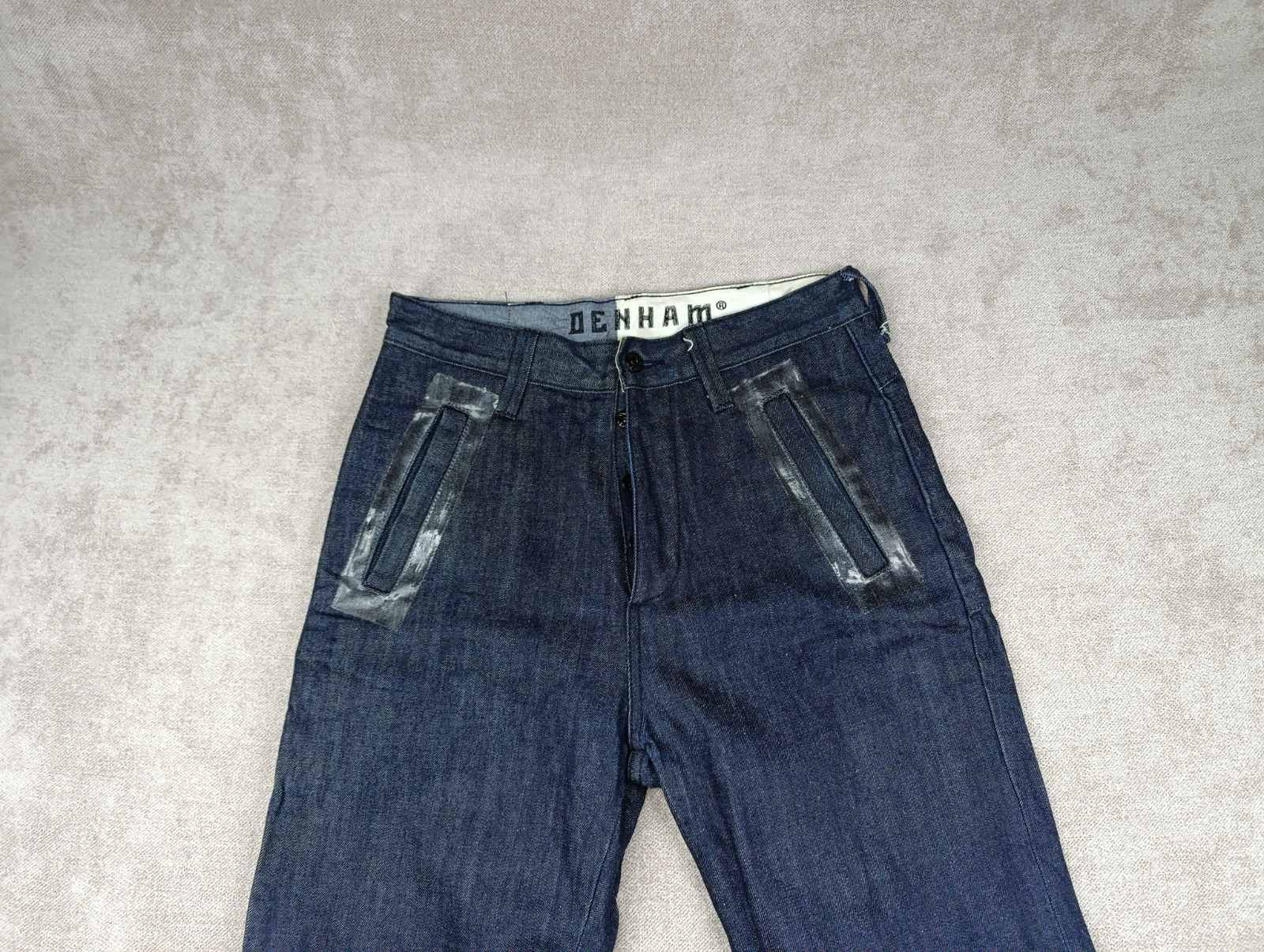 DENHAM DENHAM UNIVERSE DROP CROTCH FIT DENIM CUSTOM JEANS JAPANESE Size US 28 / EU 44 - 3 Thumbnail