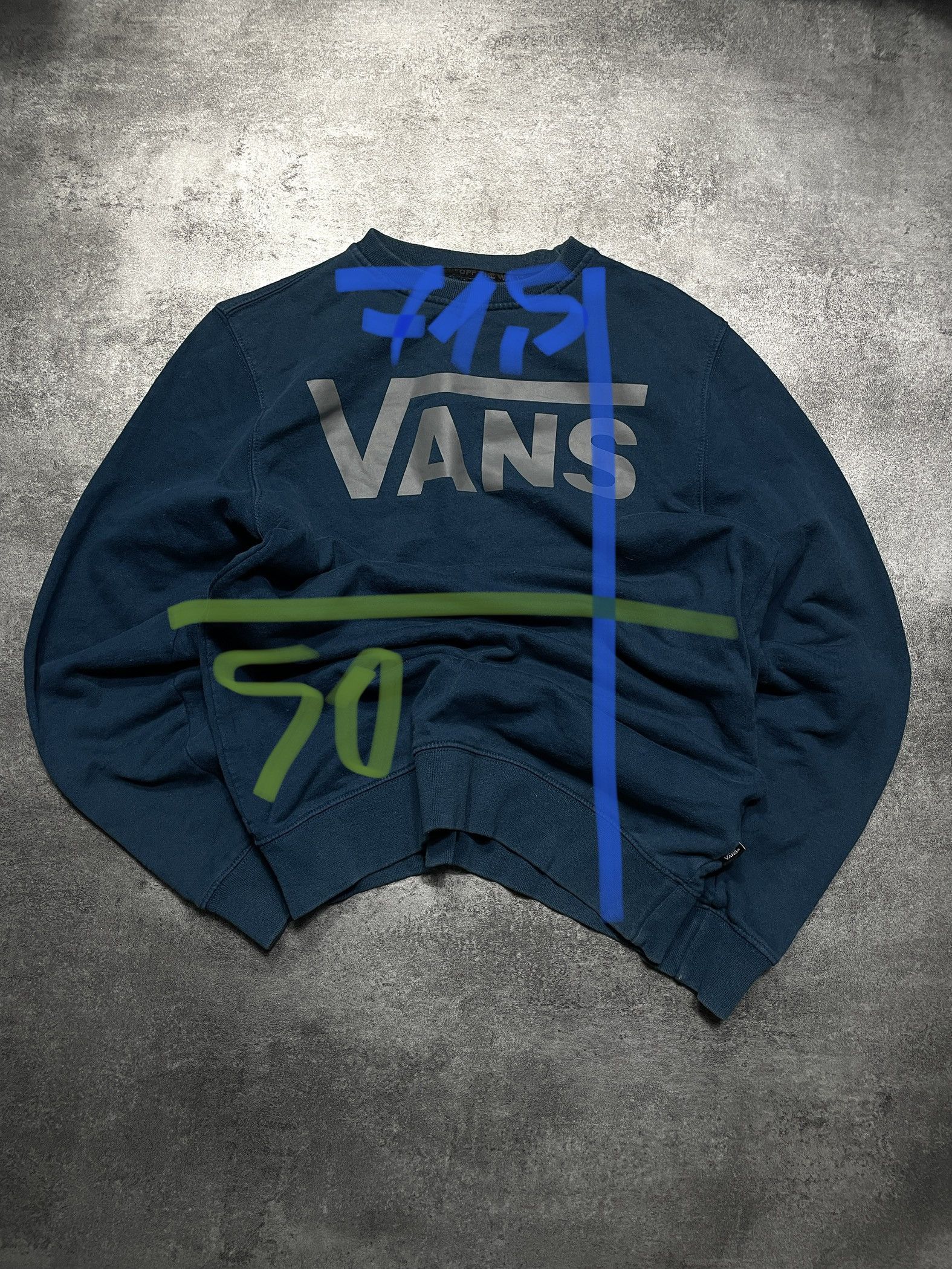 Vans Vans Sweatshirt Spellout Cozy Basic Spellout Size US S / EU 44-46 / 1 - 2 Thumbnail