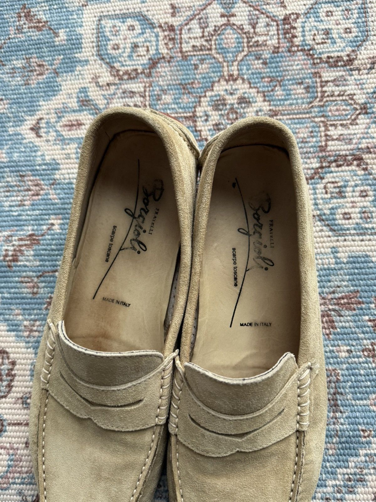 Other Fratelli Borgioli Suede Loafers Shoes Size 40,5 Size US 7.5 / EU 40-41 - 13 Thumbnail