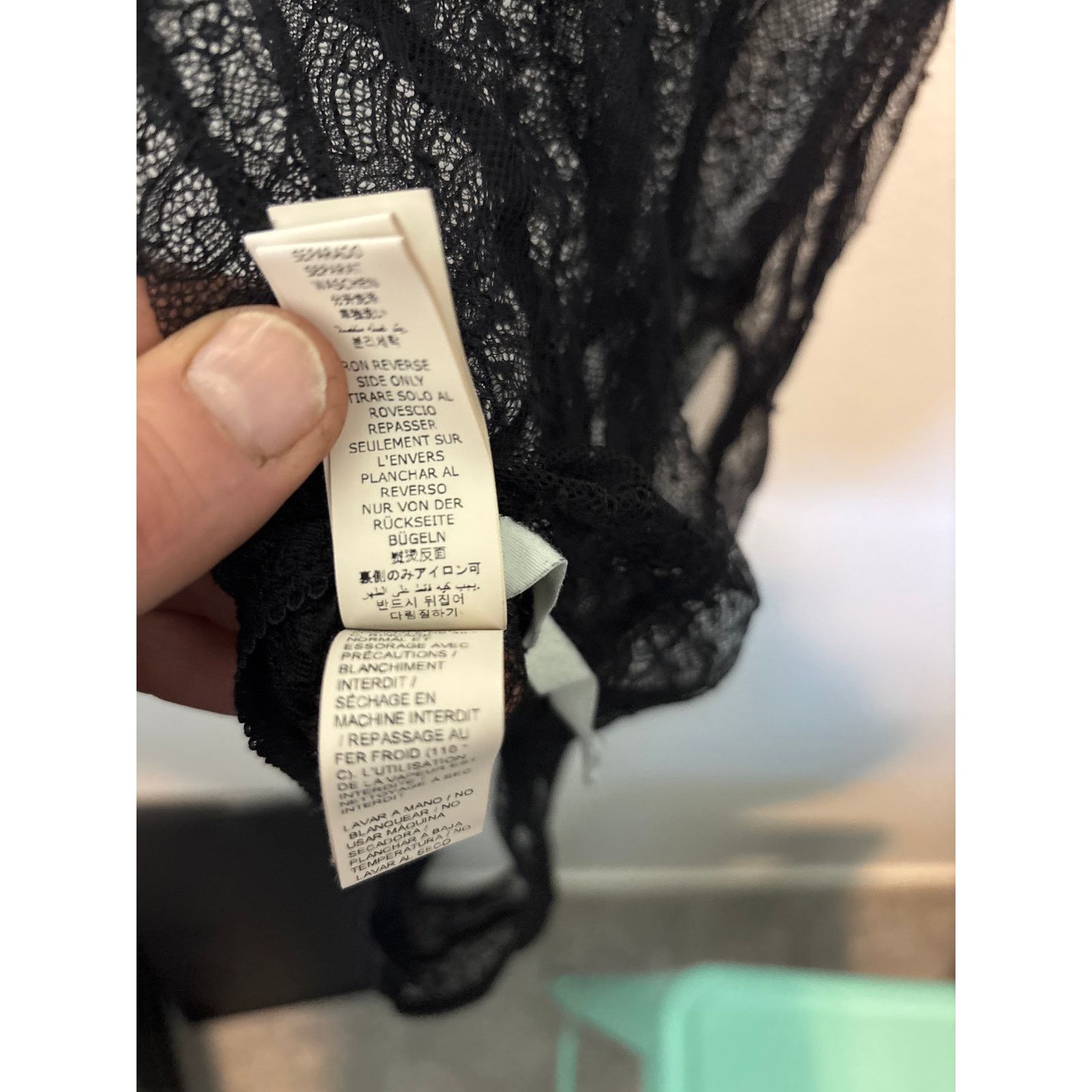 Off-White Off-White Black lace one piece bodysuit size 40 Size 27" / US 4 / IT 40 - 6 Thumbnail