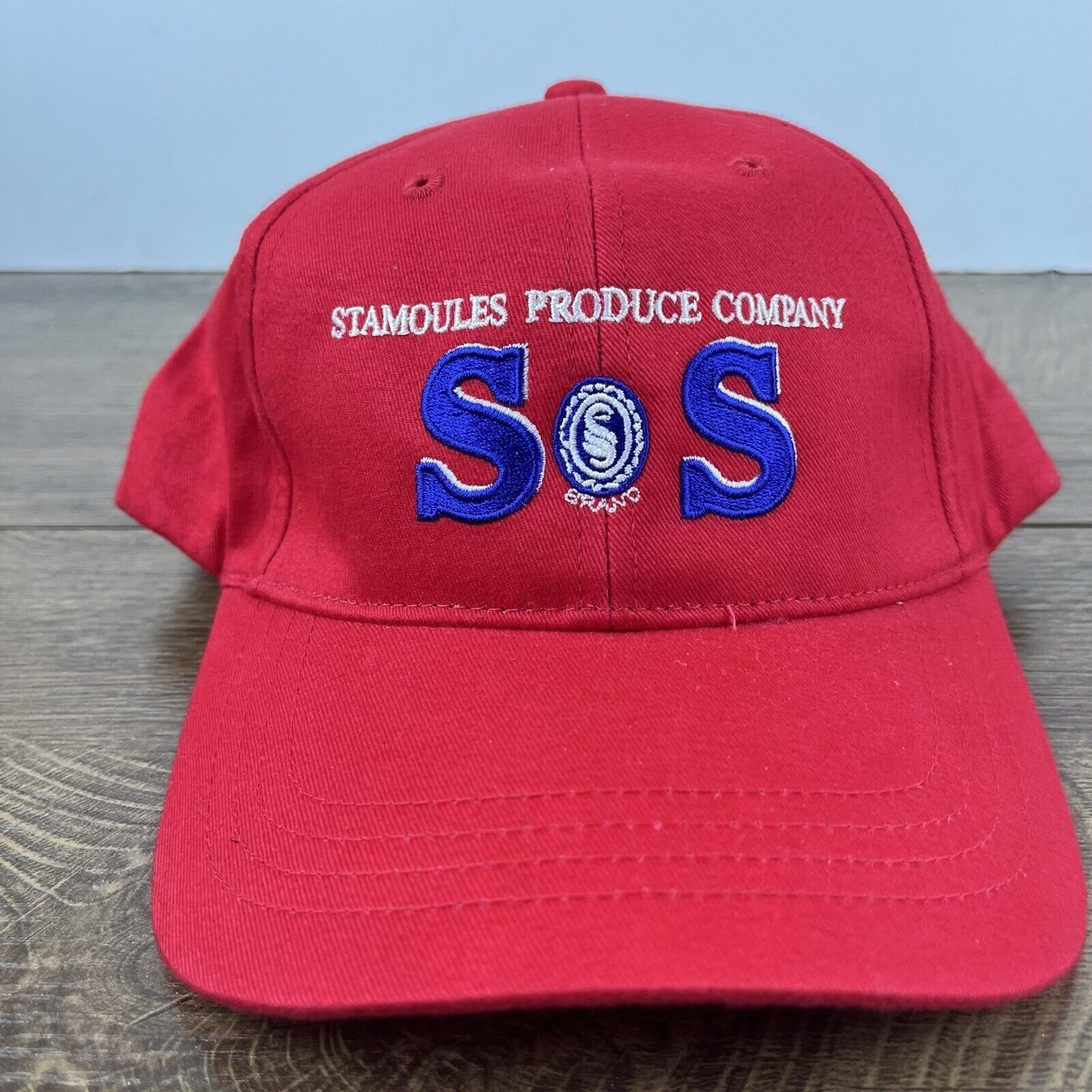 Other Stomoules Produce Hat SOS Hat Red Cap Hat Adjustable Hat Red Size ONE SIZE - 2 Thumbnail