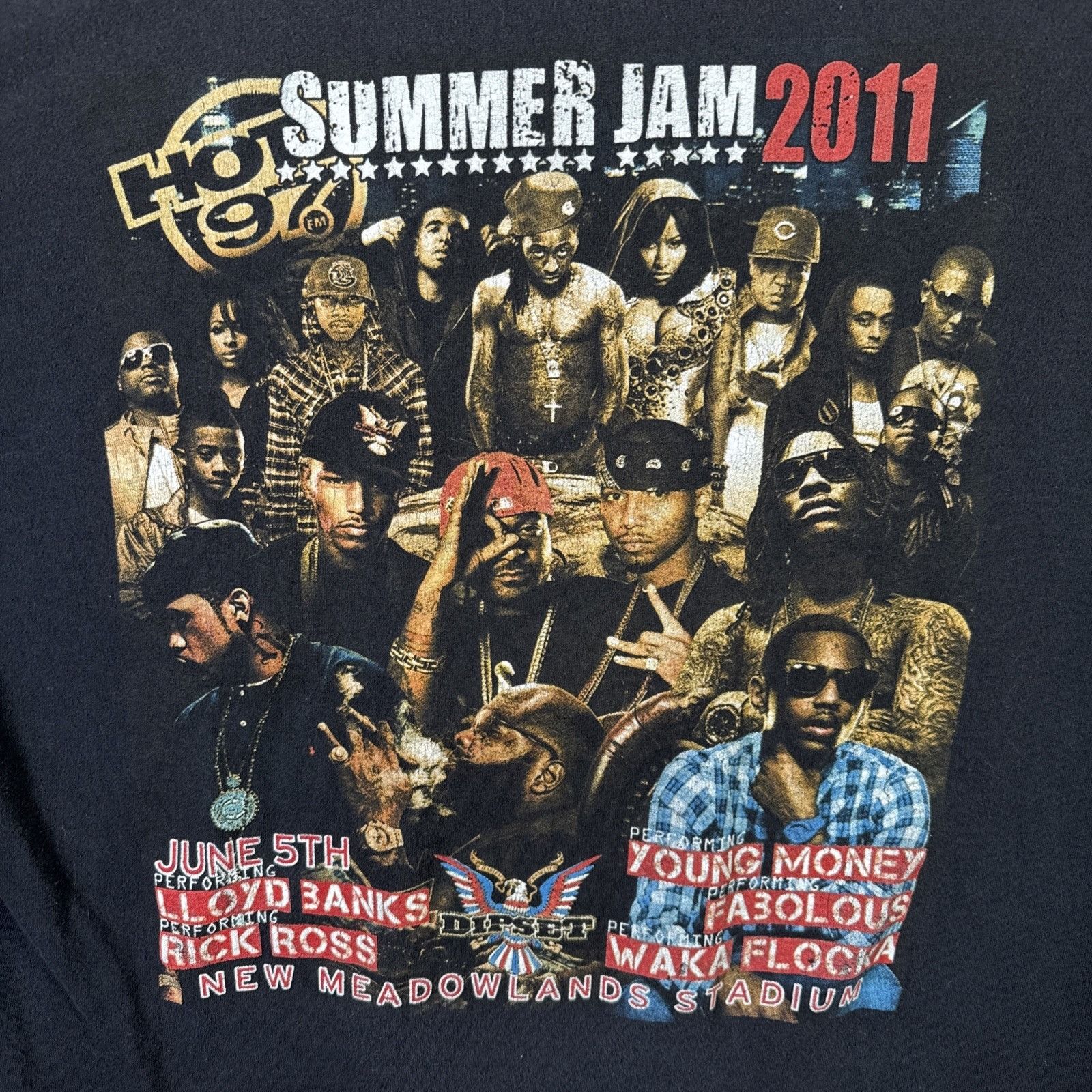 Rap Tees Vintage Rap Shirt XL Black 2001 Summer Jam Lil Wayne Kanye Size US XL / EU 56 / 4 - 6 Thumbnail