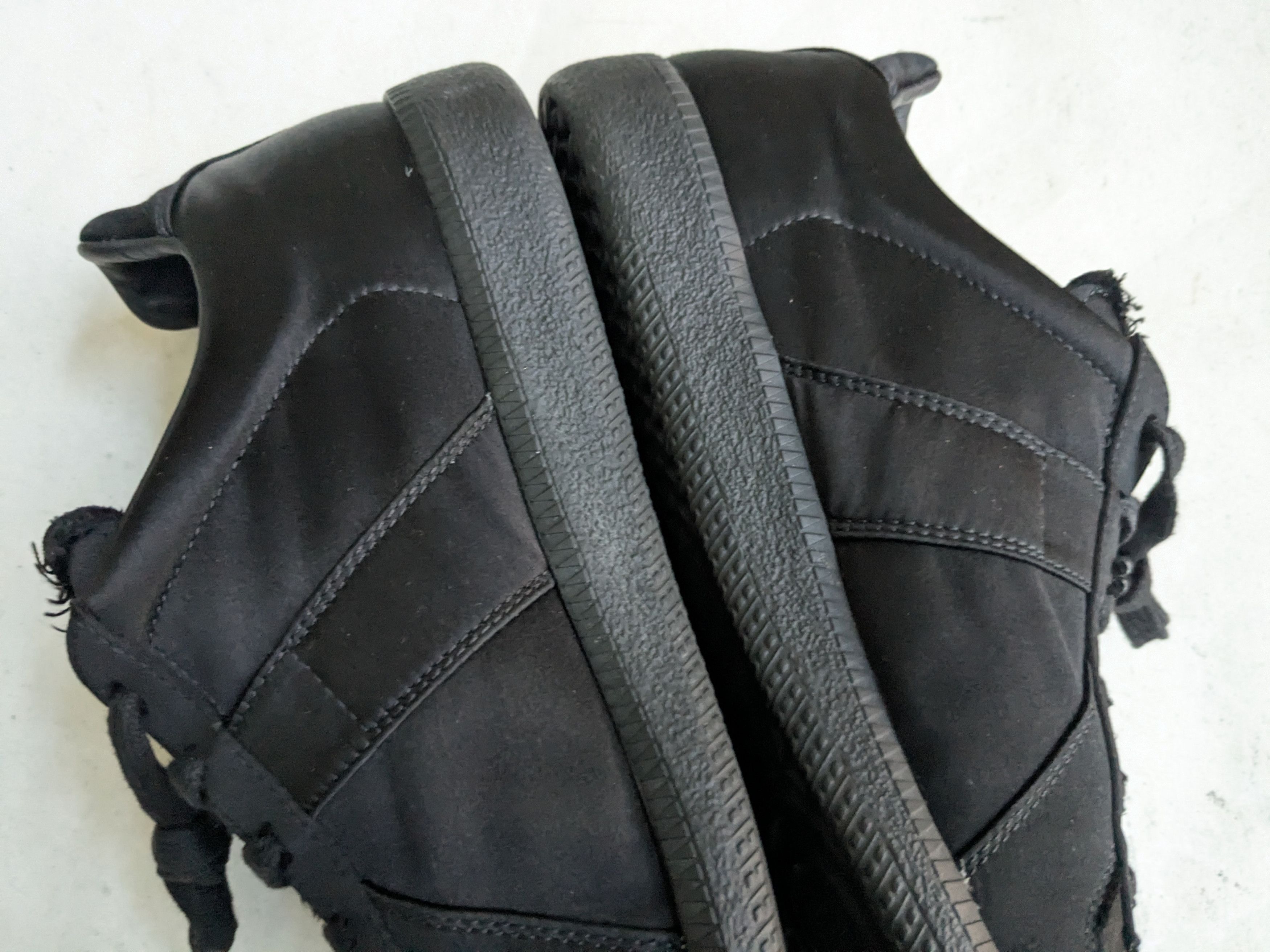 Maison Margiela Maison Margiela GAT Replica Black Satin 9 42 Low Tops Size US 9 / EU 42 - 10 Thumbnail