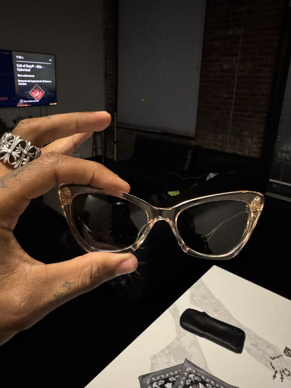 Chrome Hearts Chrome Hearts BAILEY GIRL FRAME Size ONE SIZE - 2 Thumbnail