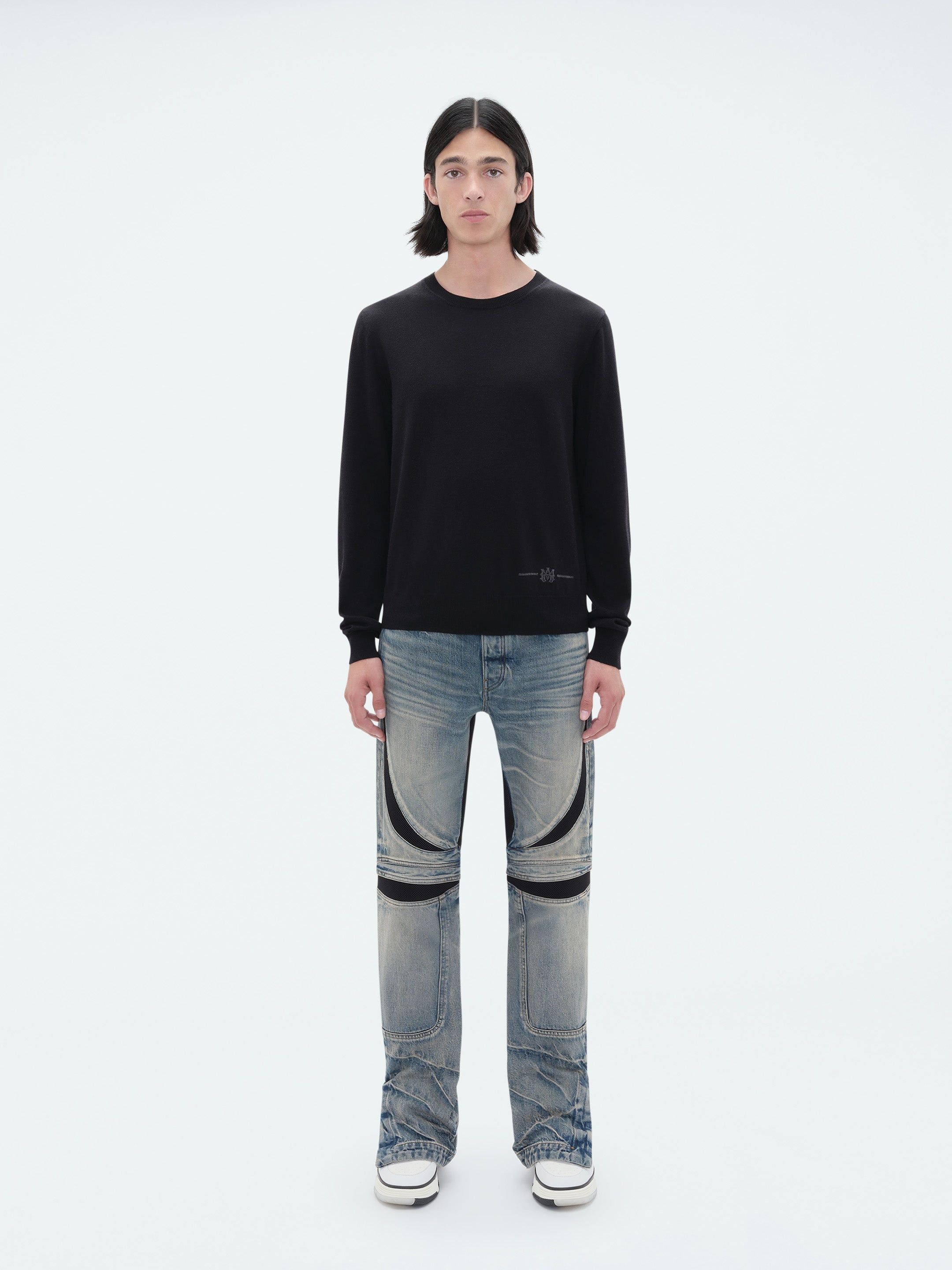 Amiri o1w1db10125 MX3 Straight Jean in Blue Size US 30 / EU 46 - 2 Thumbnail