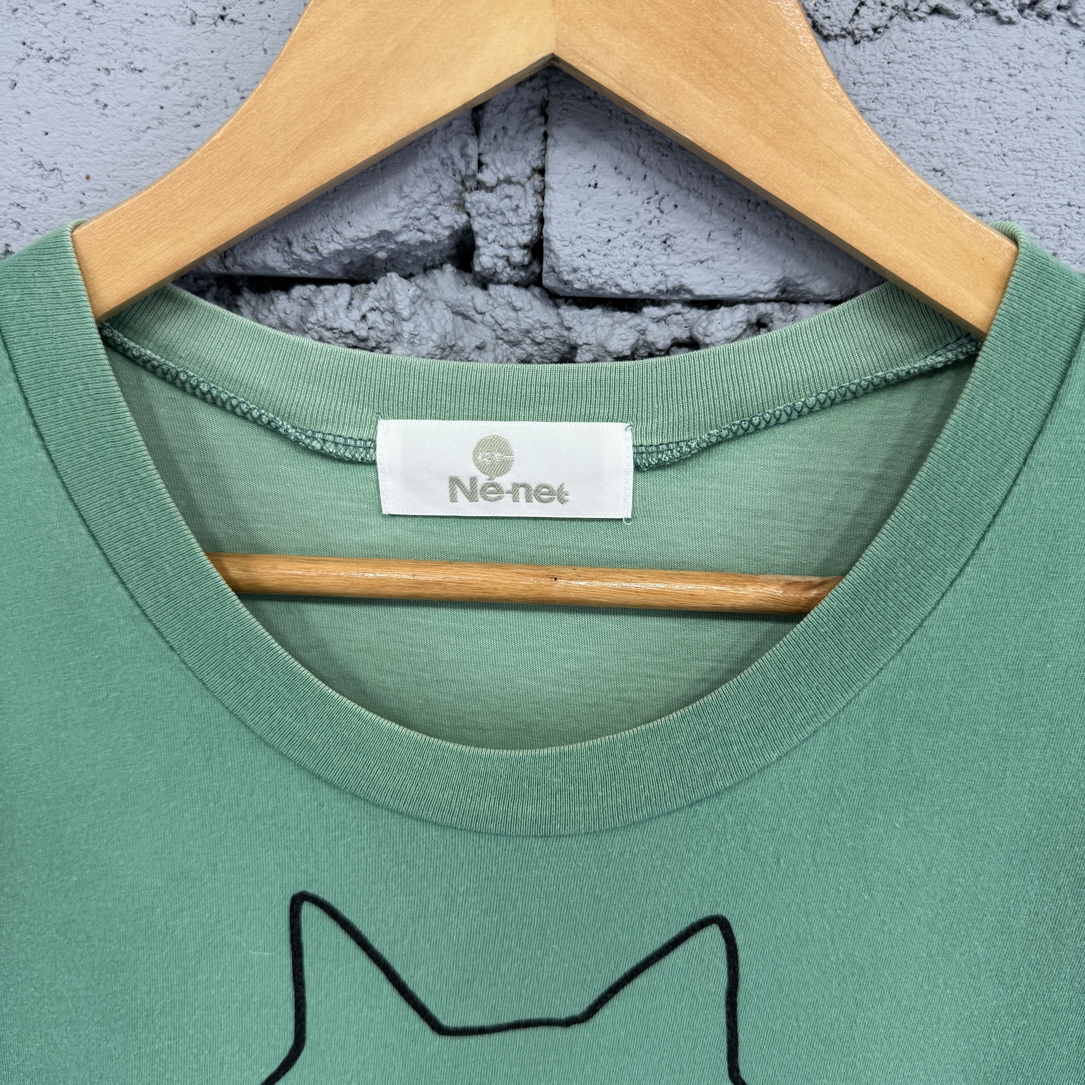 Issey Miyake Rare Vintage Cat Ne-net Issey Miyake Sunfaded Tshirt Size US S / EU 44-46 / 1 - 5 Thumbnail
