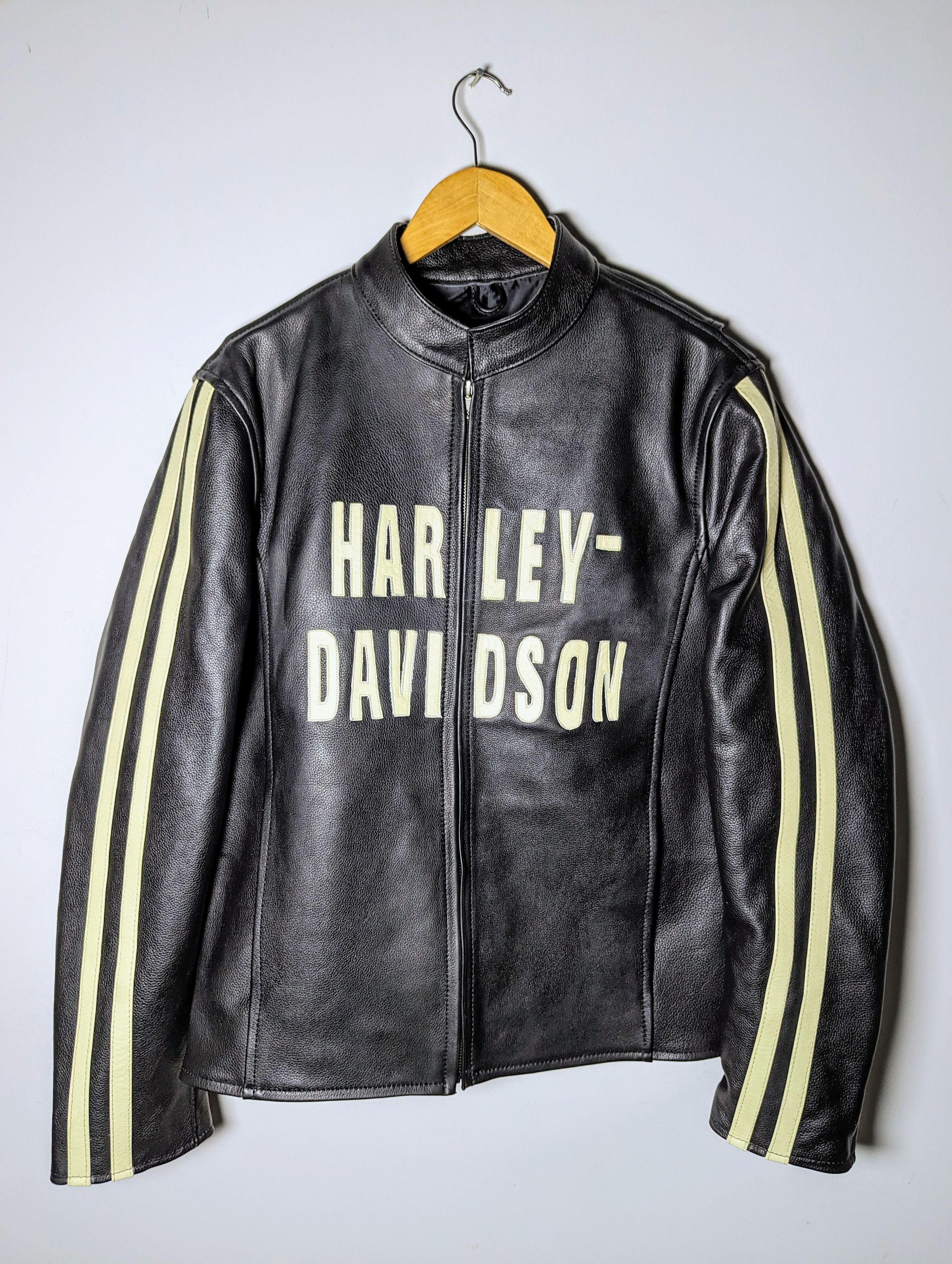 Vintage 🔥💥 Harley Davidson LEATHER JACKET RARE STREETWEAR Size US M / EU 48-50 / 2 - 1 Thumbnail