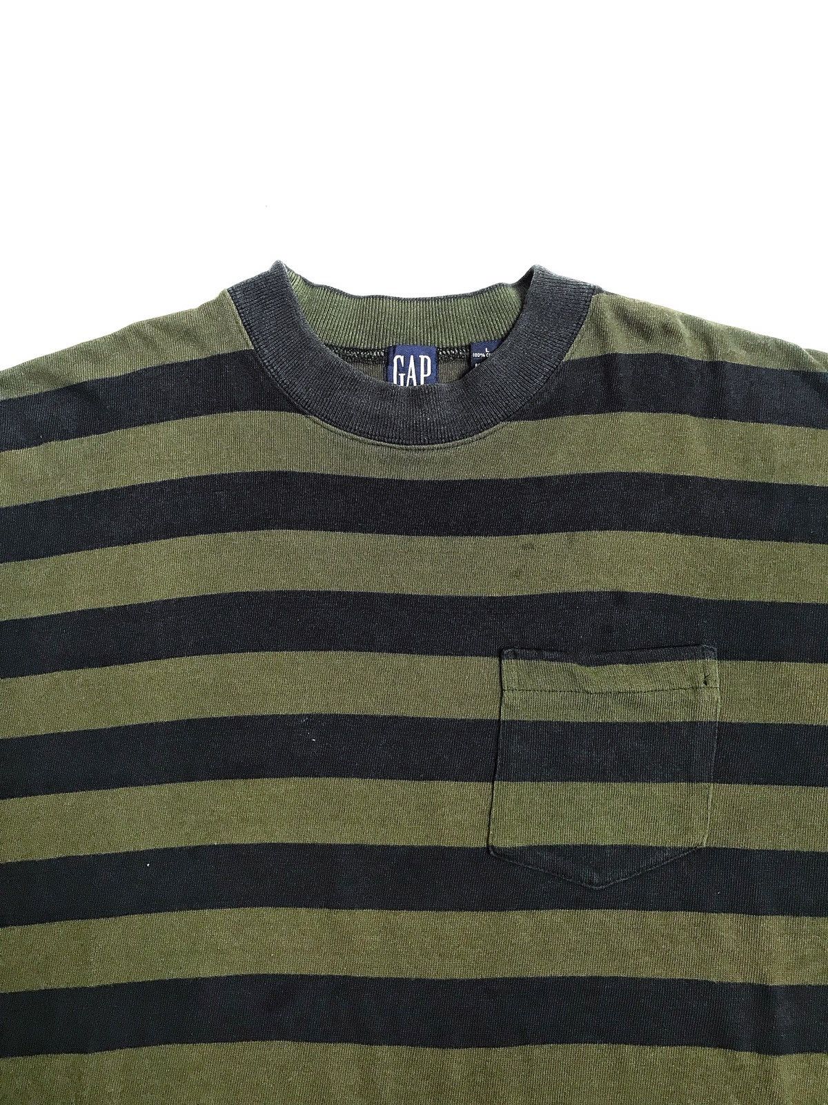Gap GAP Two Tone Vintage Long Sleeve Tee Size US XL / EU 56 / 4 - 2 Thumbnail