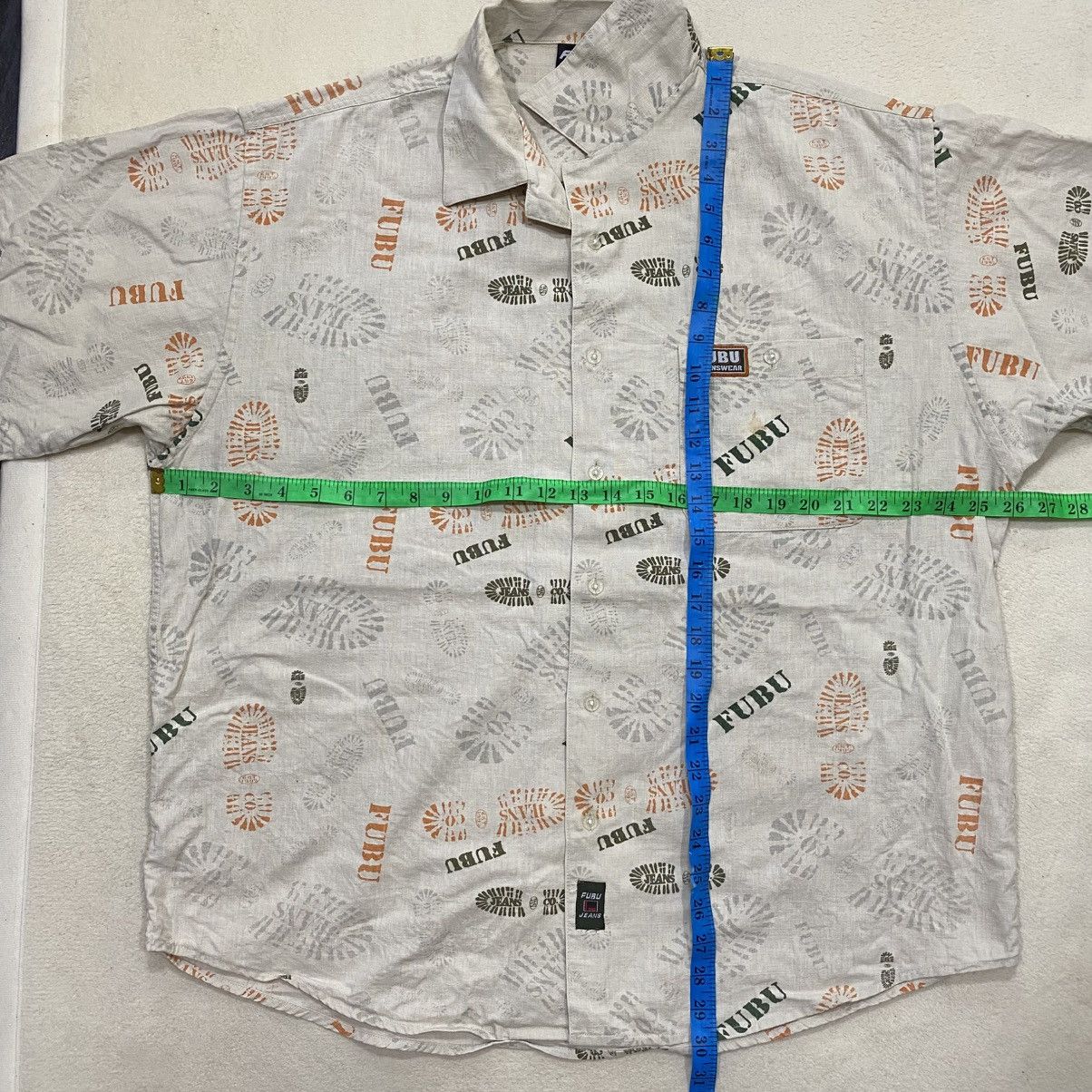Fubu × Vintage Vintage Y2K FUBU Overprint Short Sleeve Shirt Size US XXL / EU 58 / 5 - 8 Thumbnail