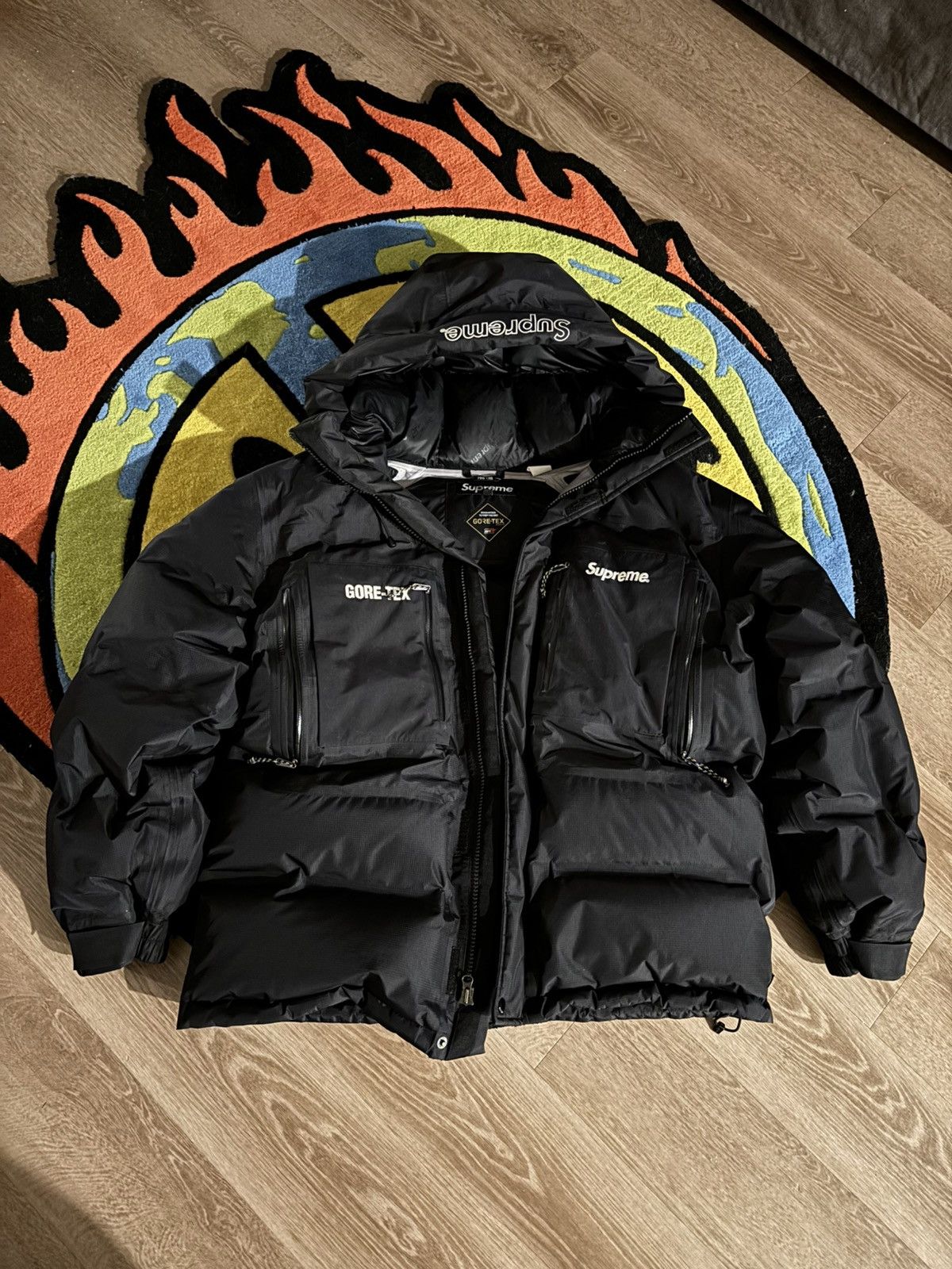 Supreme 700-Fill Down Puffer Jacket 黒XL Supreme 700-Fill Down Lightweight Puffer Jacket 4colors New