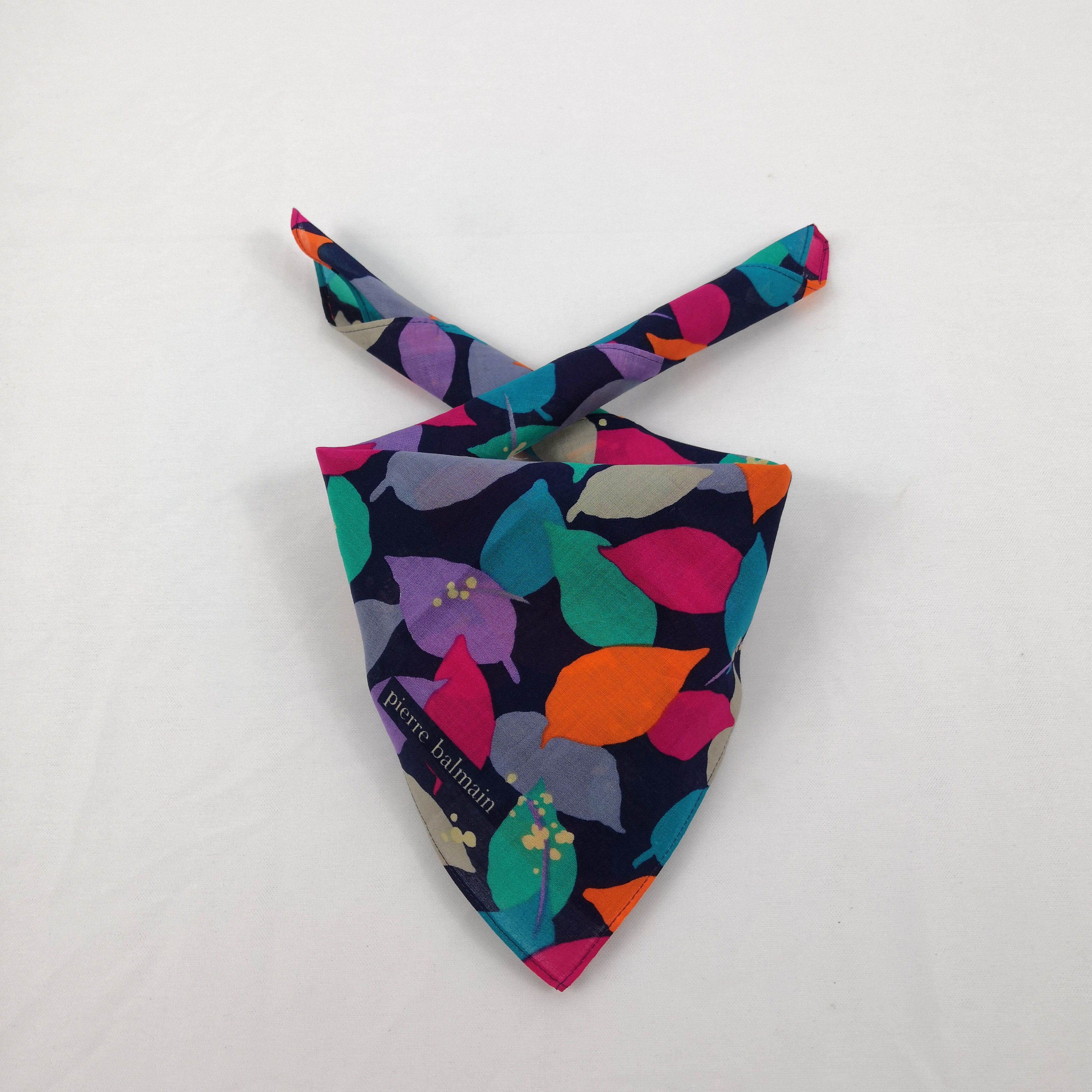 Japanese Brand Vintage Pierre Balmain Handkerchief Neckerchief Bandana Size ONE SIZE - 1 Thumbnail