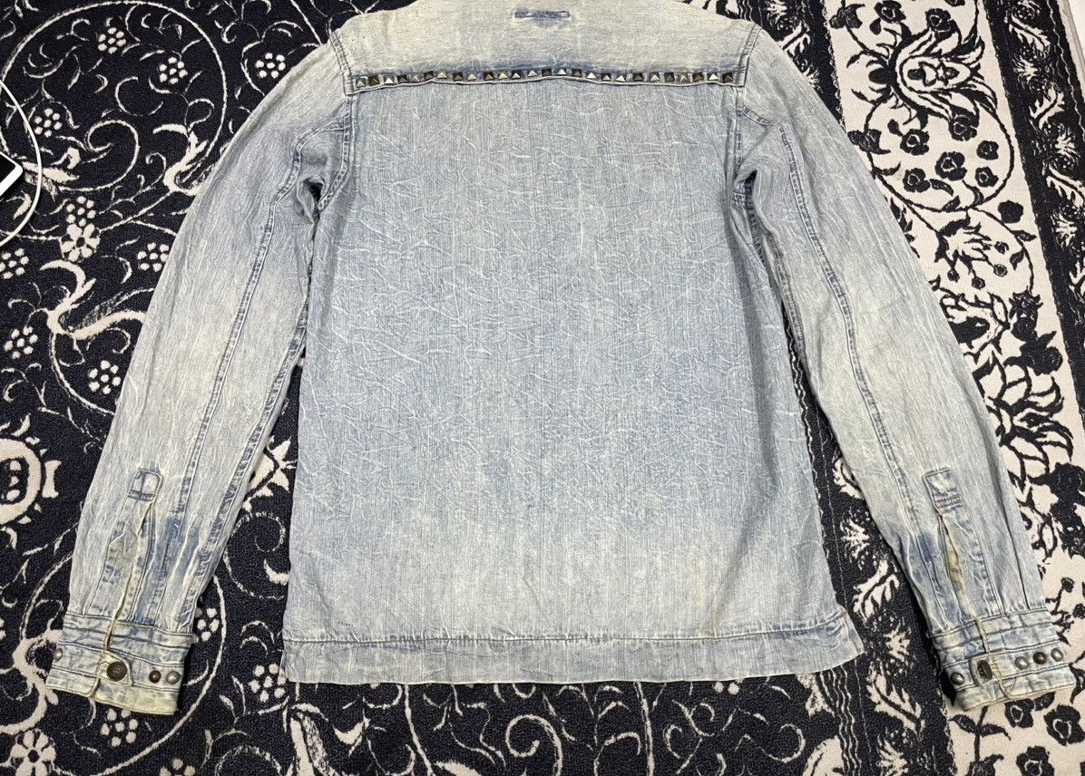 Japanese Brand 2000s KMRII INSPIRED STUDDED DENIM BUTTON UP DISTRESSED Size US S / EU 44-46 / 1 - 16 Thumbnail