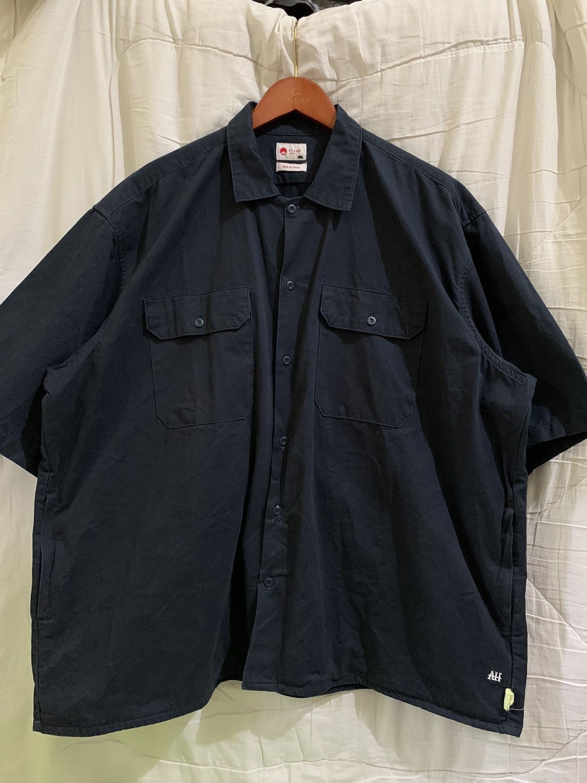 Beams Japan BEAMS JAPAN X SSZ X AH AU20 OVERSIZED SHIRT Size US XL / EU 56 / 4 - 4 Thumbnail