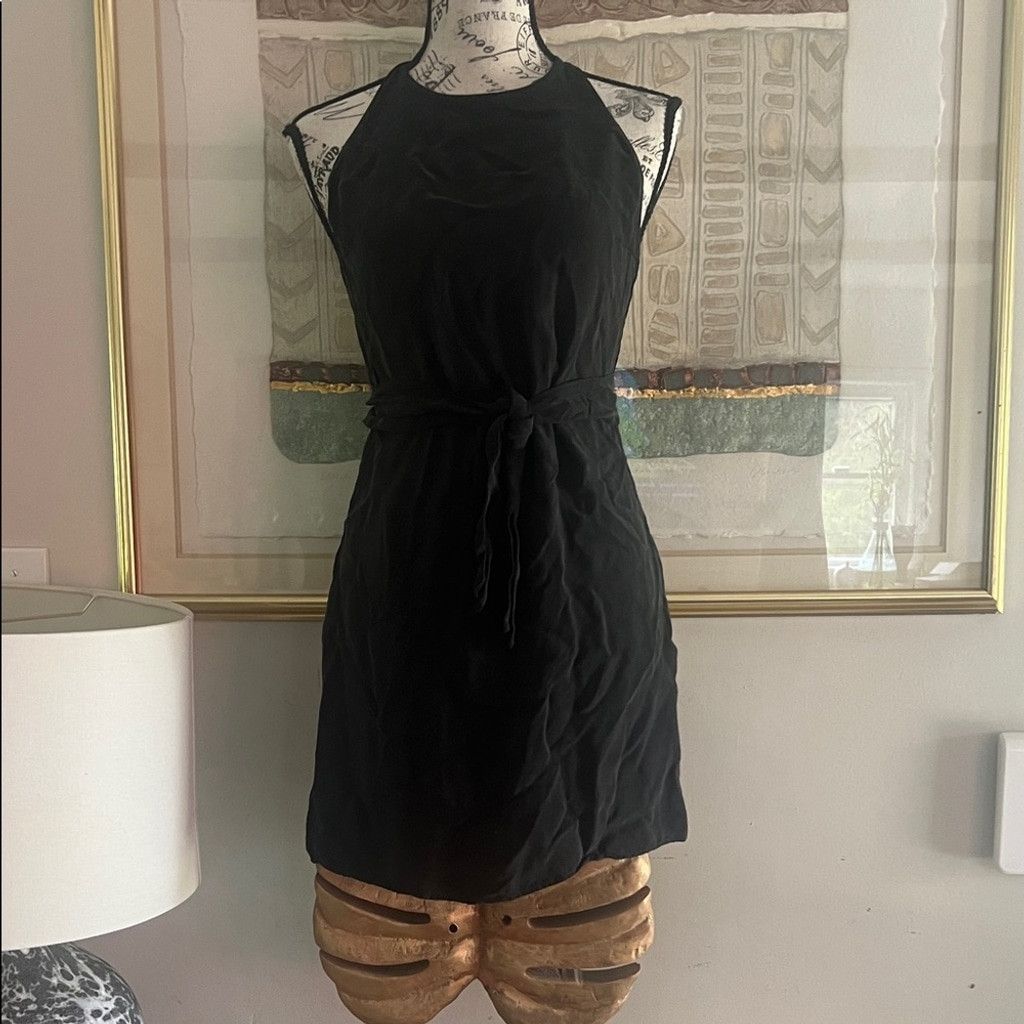 Zara Zara Black Halter Mini Dress Size S / US 4 / IT 40 - 1 Thumbnail