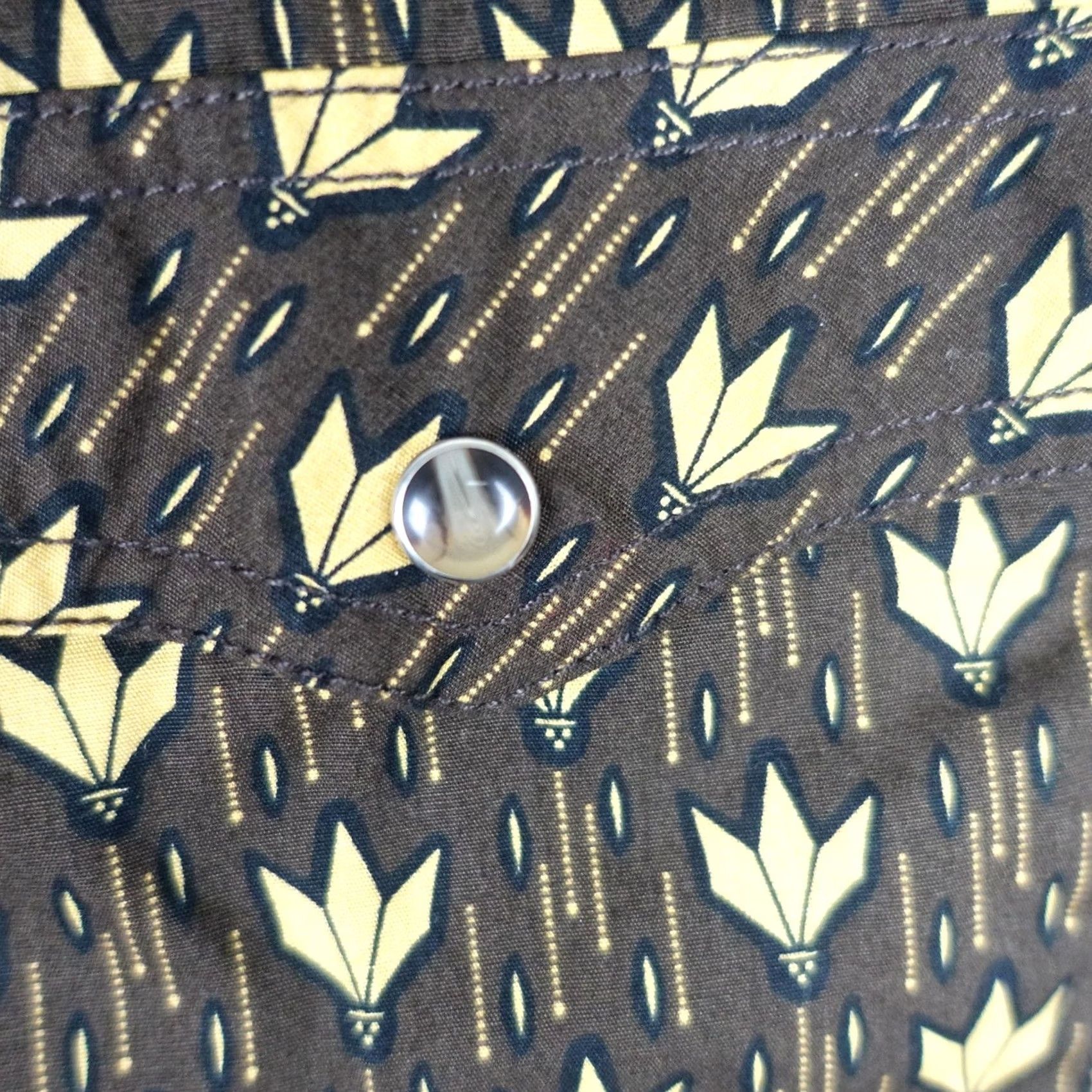 Cody James Cody James Shirt Mens 2XL Tall Brown Geometric Pattern Western Snap Long Sleeve Size US XXL / EU 58 / 5 - 4 Thumbnail