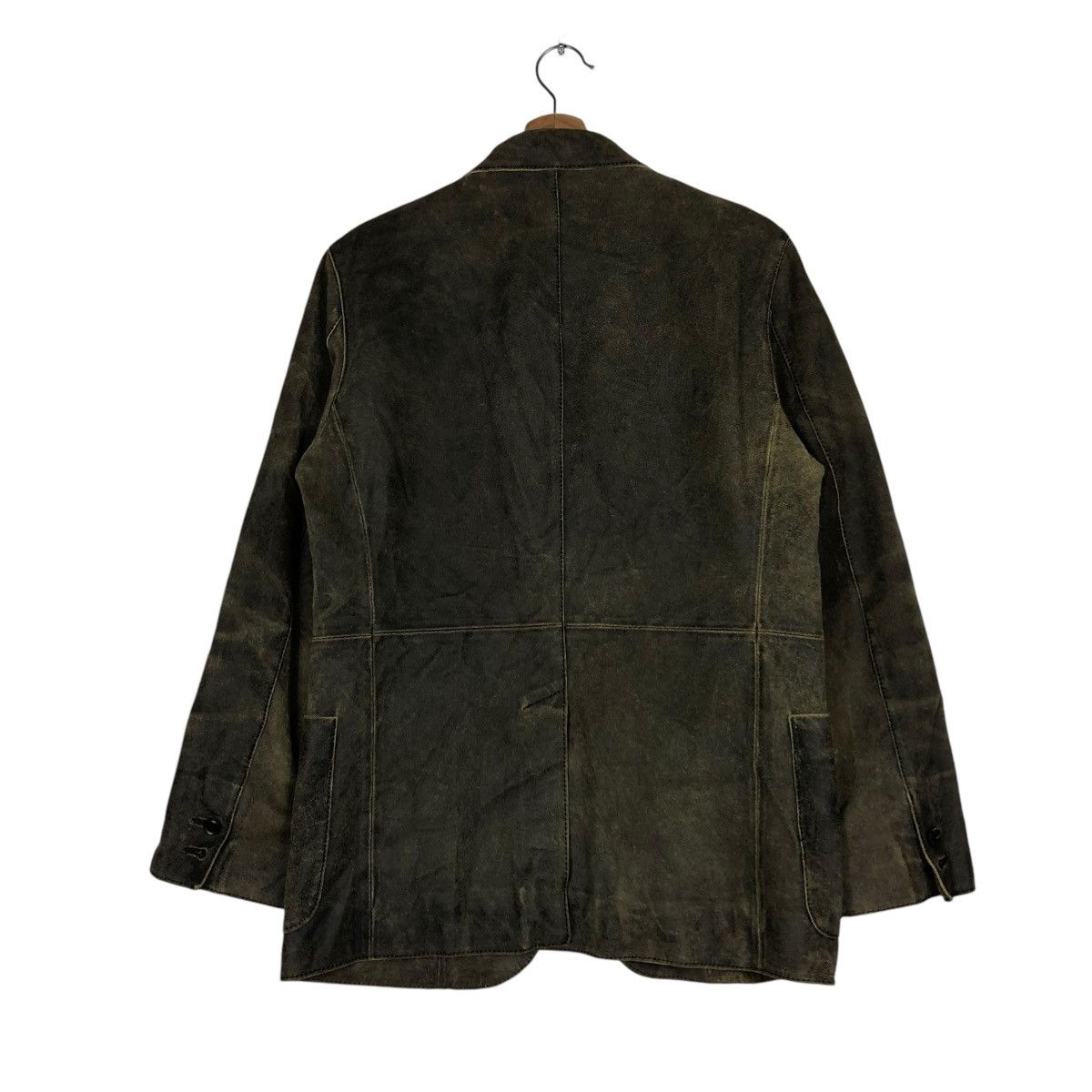 Japanese Brand 🔥VINTAGE BIKER LEATHER JACKET CHORE TORNADO MART Size US M / EU 48-50 / 2 - 10 Thumbnail