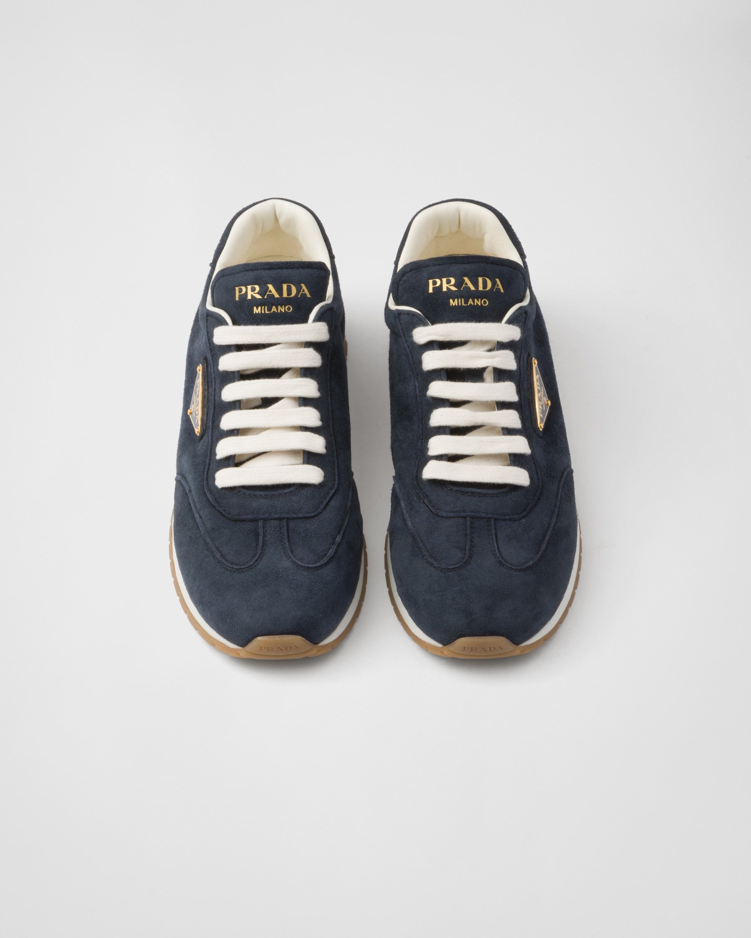 Prada o1la1rc1a0925 Suede Sneakers in Blue Size US 10 / EU 43 - 3 Thumbnail