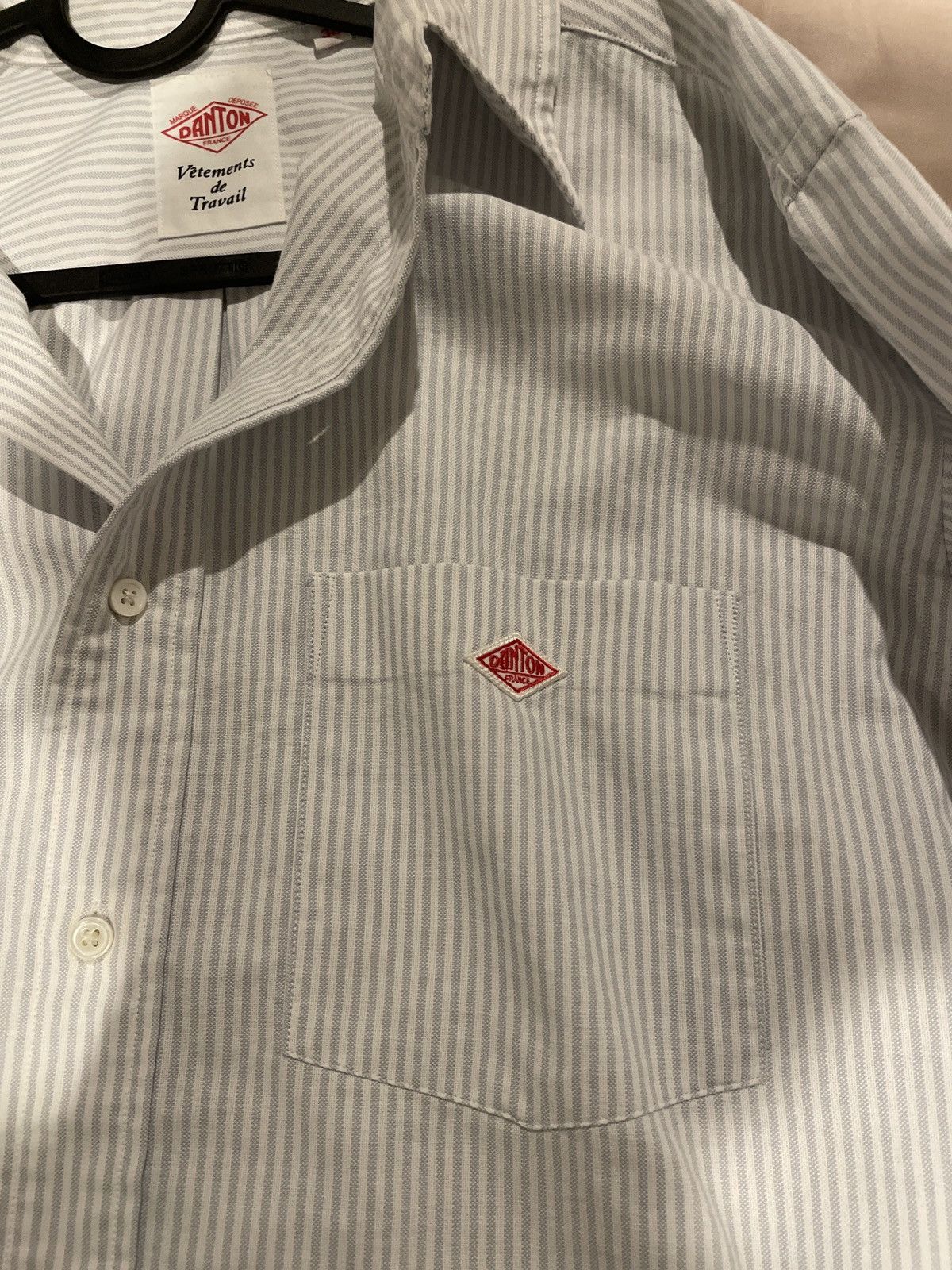 Danton Danton blue and white strip shirt Size US S / EU 44-46 / 1 - 3 Thumbnail