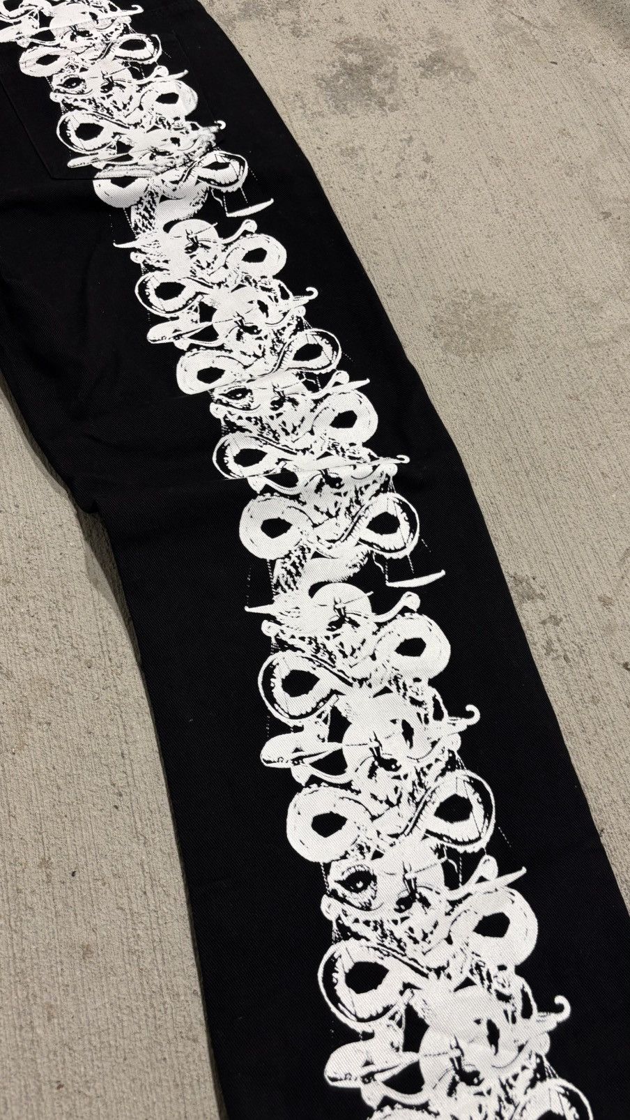 Designer Never Ending World Wide Snake Denim Size US 34 / EU 50 - 14 Thumbnail