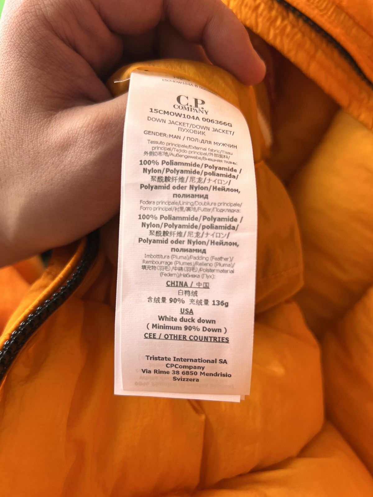 C.P. Company C.P Company GORE-TEX Jacket orange Green Infinium Down Liner Size US S / EU 44-46 / 1 - 25 Thumbnail