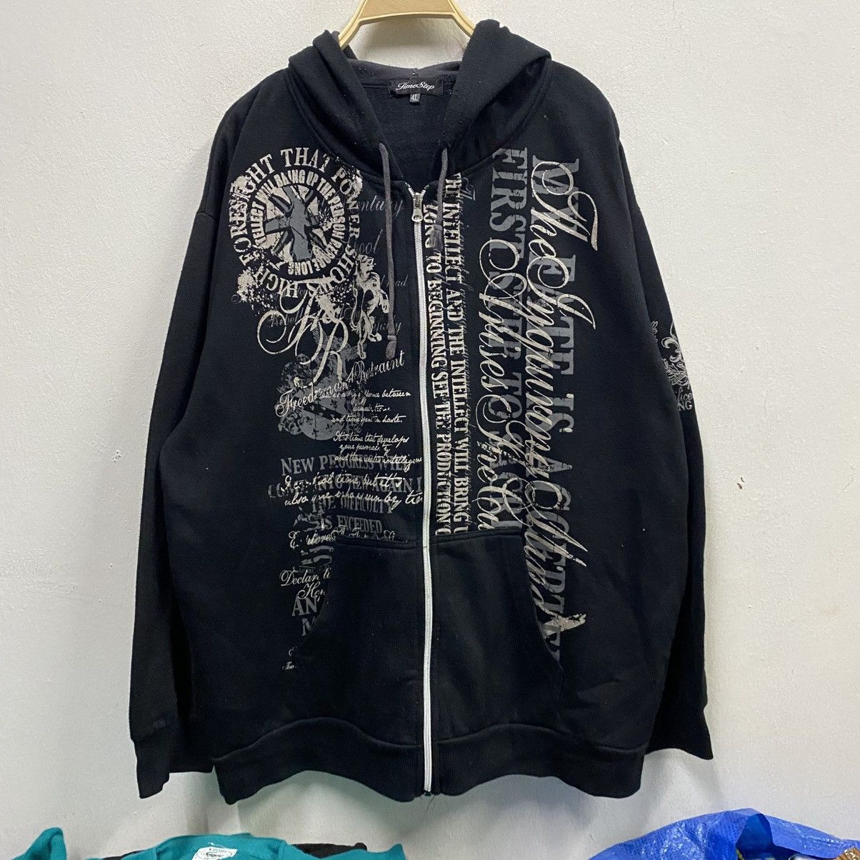 Hysteric Glamour Reversed The Hysteric Times Zip Hoodie | Grailed