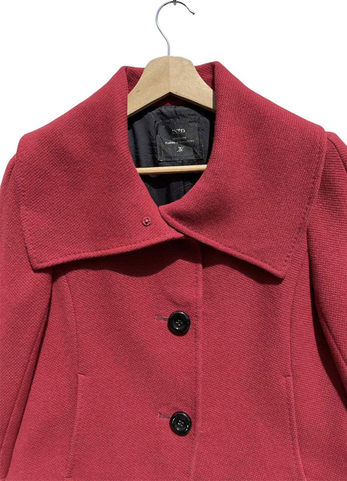 Yohji Yamamoto 🔥Accept Binding Offer🔥 Ined By Yohji Yamamoto Wool Peacoat Size S / US 4 / IT 40 - 4 Thumbnail