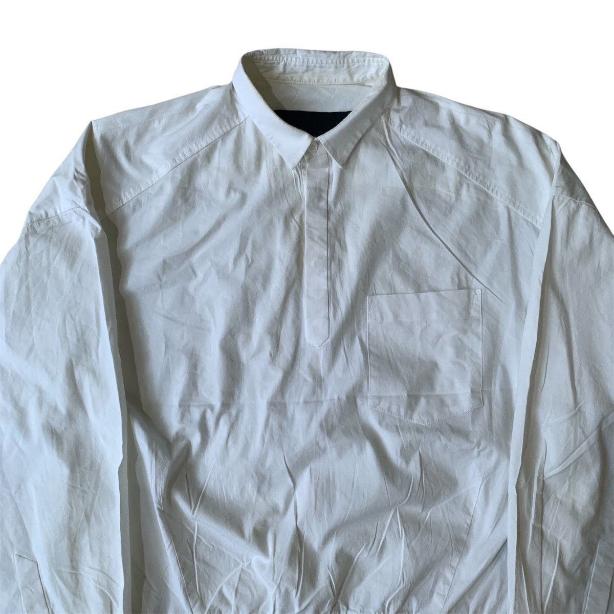 Juun.J Juun.J Oversized Half Button White Shirt Size US M / EU 48-50 / 2 - 3 Thumbnail