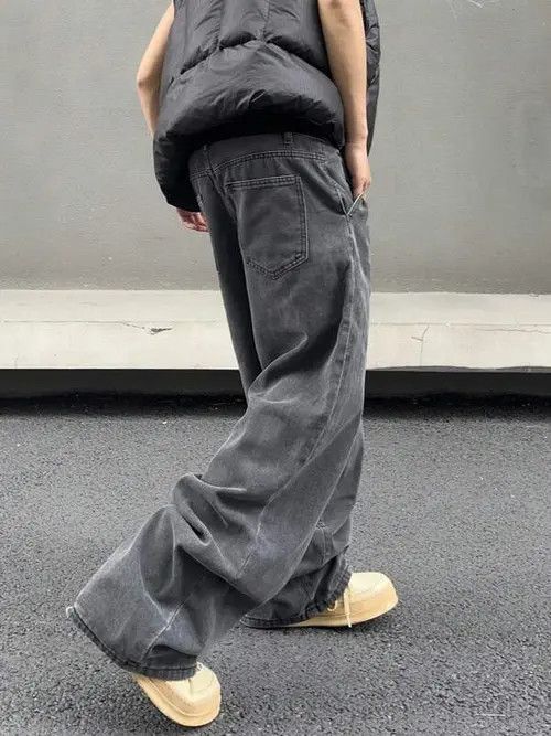 Jean × Vintage Wide leg Opium Jeans Pants Straight Leg Size US 32 / EU 48 - 4 Thumbnail