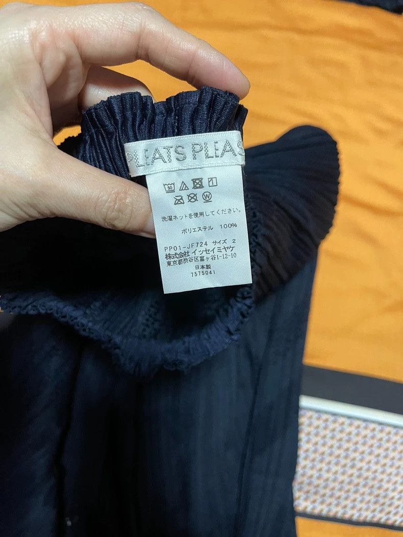 Issey Miyake Issey Miyake Navy blue wide-leg pants Size 25" / US 0 / IT 36 - 5 Thumbnail