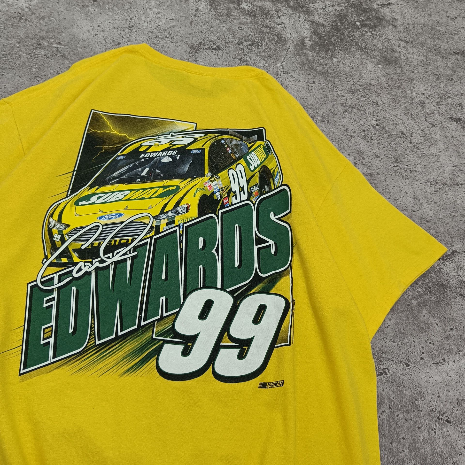 Chase Authentics Vintage Nascar Carl Edwards T-Shirt Size US XL / EU 56 / 4 - 2 Thumbnail