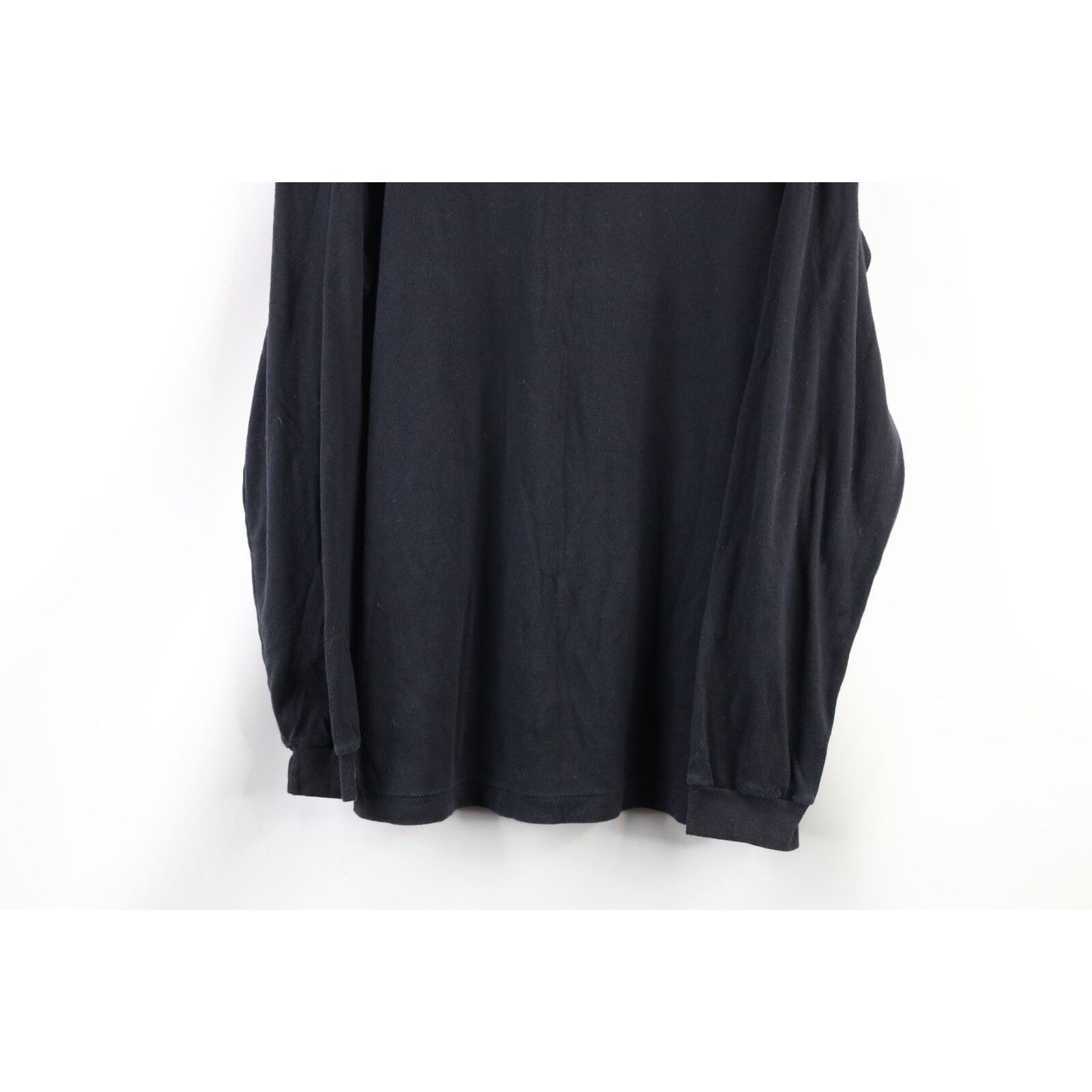 Vintage Vintage 90s Streetwear Faded Long Sleeve Turtleneck T-Shirt Size US L / EU 52-54 / 3 - 3 Thumbnail