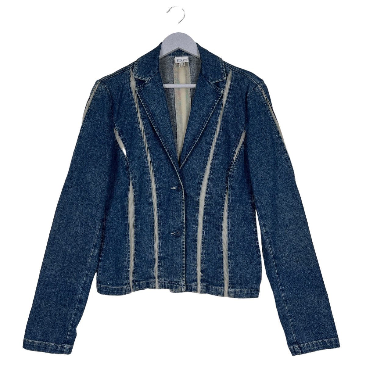 Designer 🔥 PAOLO FRANI GIACCA DENIM JACKET MADE IN ITALY Size US S / EU 44-46 / 1 - 1 Thumbnail
