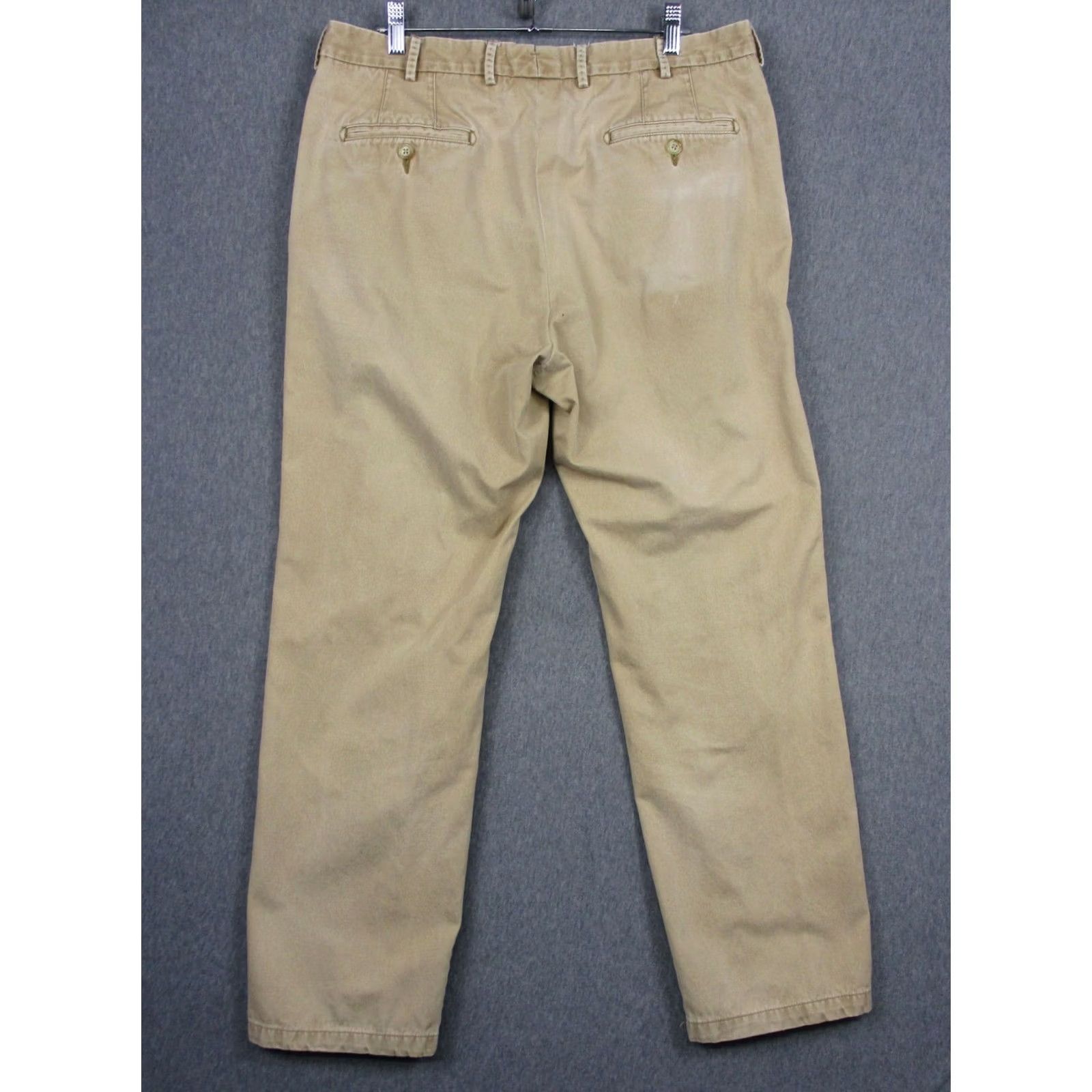 Peter Millar Peter Millar Pants Mens 35x30 Beige Chino Straight Leg Pima Cotton Casual Golf Mens Size US 35 - 7 Thumbnail