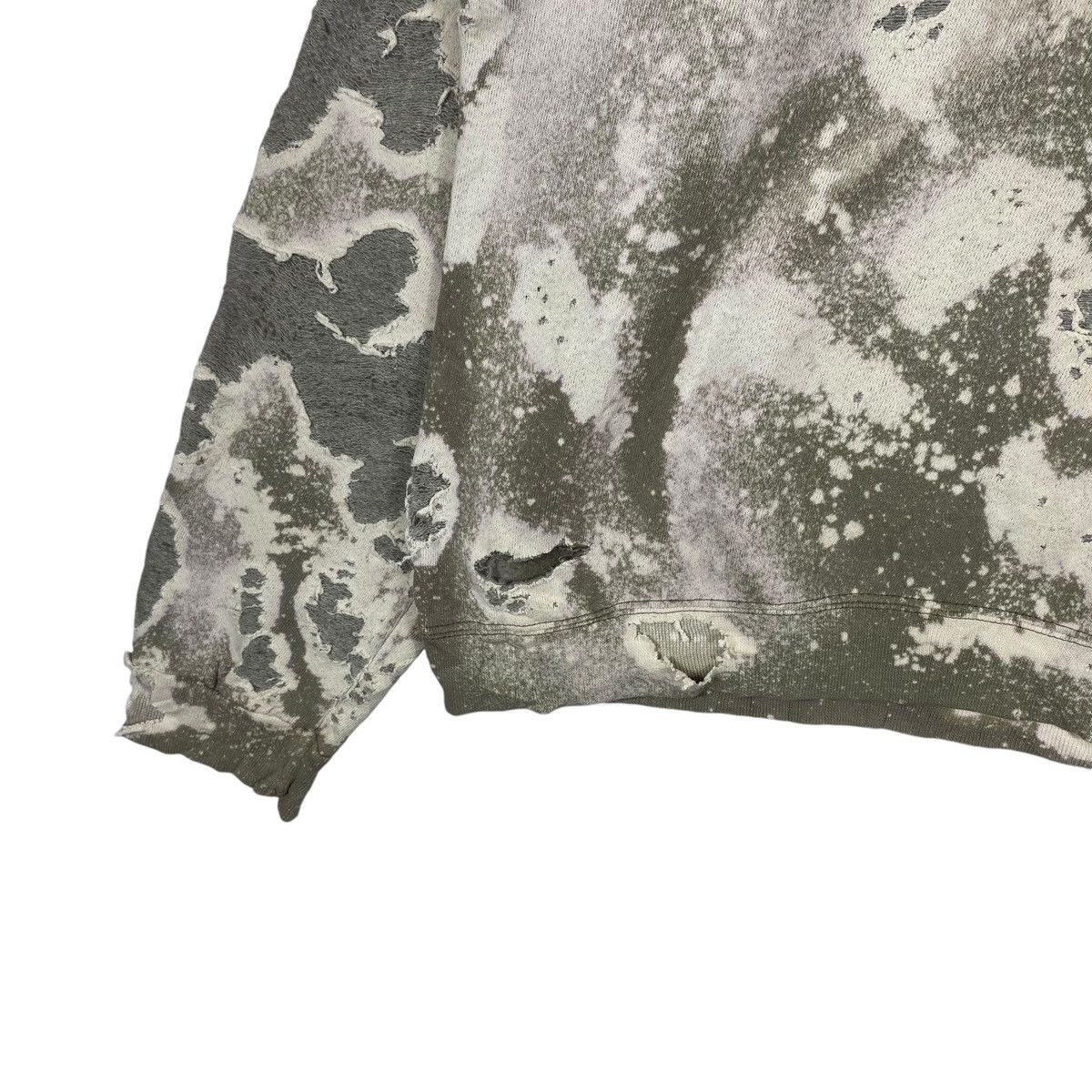 Nike × Vintage Vintage Distressed Acid Wash Nike 90s Sweatshirt Size US M / EU 48-50 / 2 - 7 Thumbnail